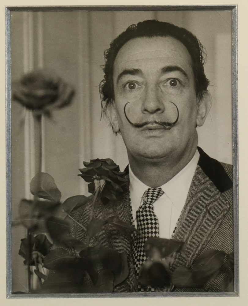 Paul Almsy (1926-2003)Salvador Dali; silver print; 29 x 22 cm.; verso stempel; 1200 - Image 2 of 4