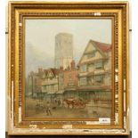 George Meekyn (1831-1909)Stadsgezicht Bristol; doek; 36 x 31 cm.; gesign. l.o.; 1120