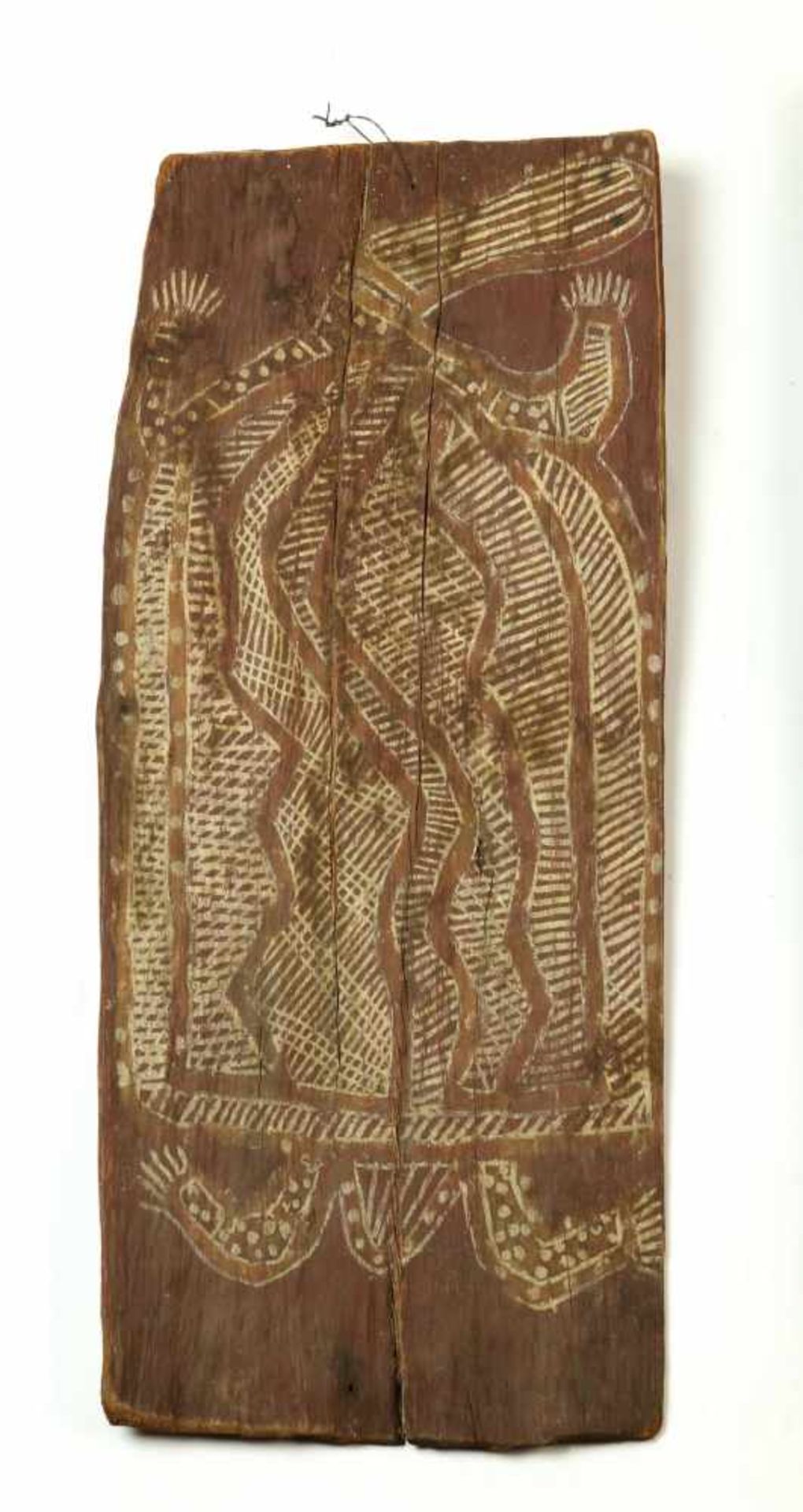 Australia, three Aboriginal bark paintings,one with titel 'Lightning Man', one with ancestral turtle - Bild 2 aus 4