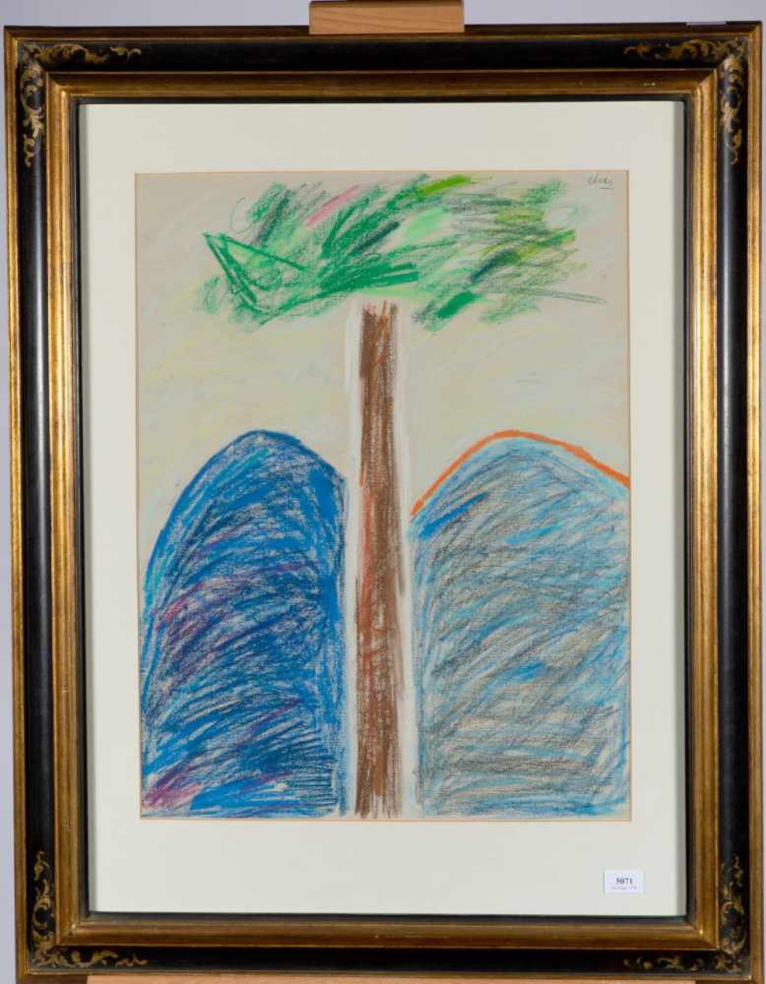 Etienne Elias (1936-2007)Zonder titel; houtskool en pastel; 65 x 48 cm.; gesign. r.b.; Uit een