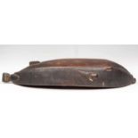 PNG., Huon Golf, Tami, ceremonial wooden bowl,the exterior shaped as a fish ; l. 41 cm.; 1800