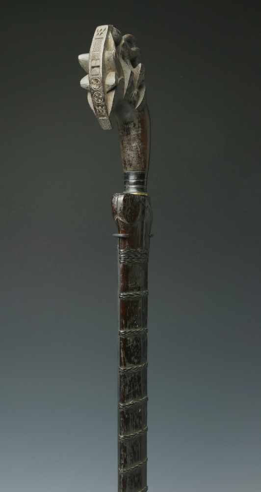 Nias, sword, balato, 19th century,with Lasara head, the begu figure in reversed position and - Image 4 of 8