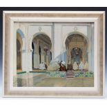 Isidore van Mens (1890-1985)Moskee van Sidi Boumediene in Tlemcen, Algerije; doek; 40 x 50 cm.;