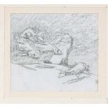 Gerrit Willem Dijsselhof (1866-1924)Vissen / Bloemen; drie schetsen; ca. 10 x 10 cm.; éénmaal