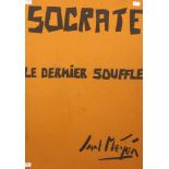 Jan Meijer (1927-1995)'Socrate, le dernier souffle'; serie van 12 litho's (carborundum) in map; 90 x