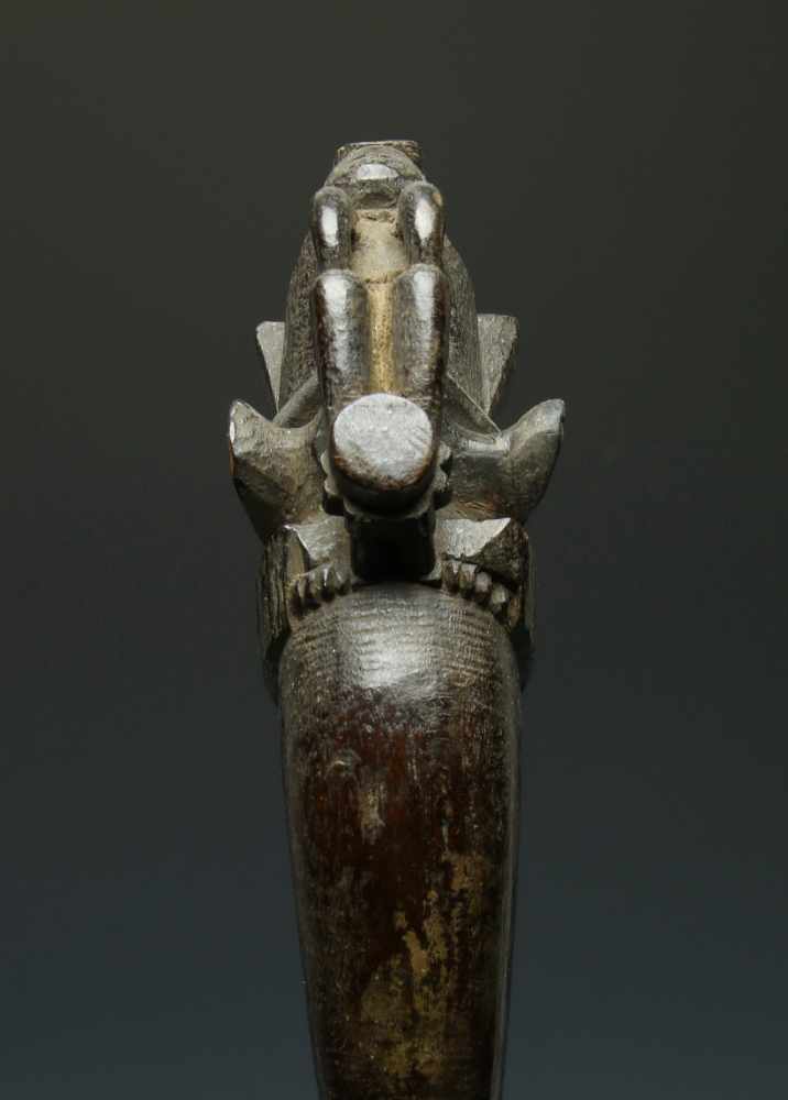 Nias, sword, balato, 19th century,with Lasara head, the begu figure in reversed position and - Image 7 of 8