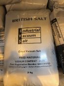Dried Industrial Vacuum Salt 25 KG bags