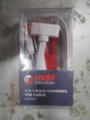 75 MOBI Mountain 3 in 1 charger cables
