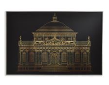 32 Arthouse Gold Architectural canvas