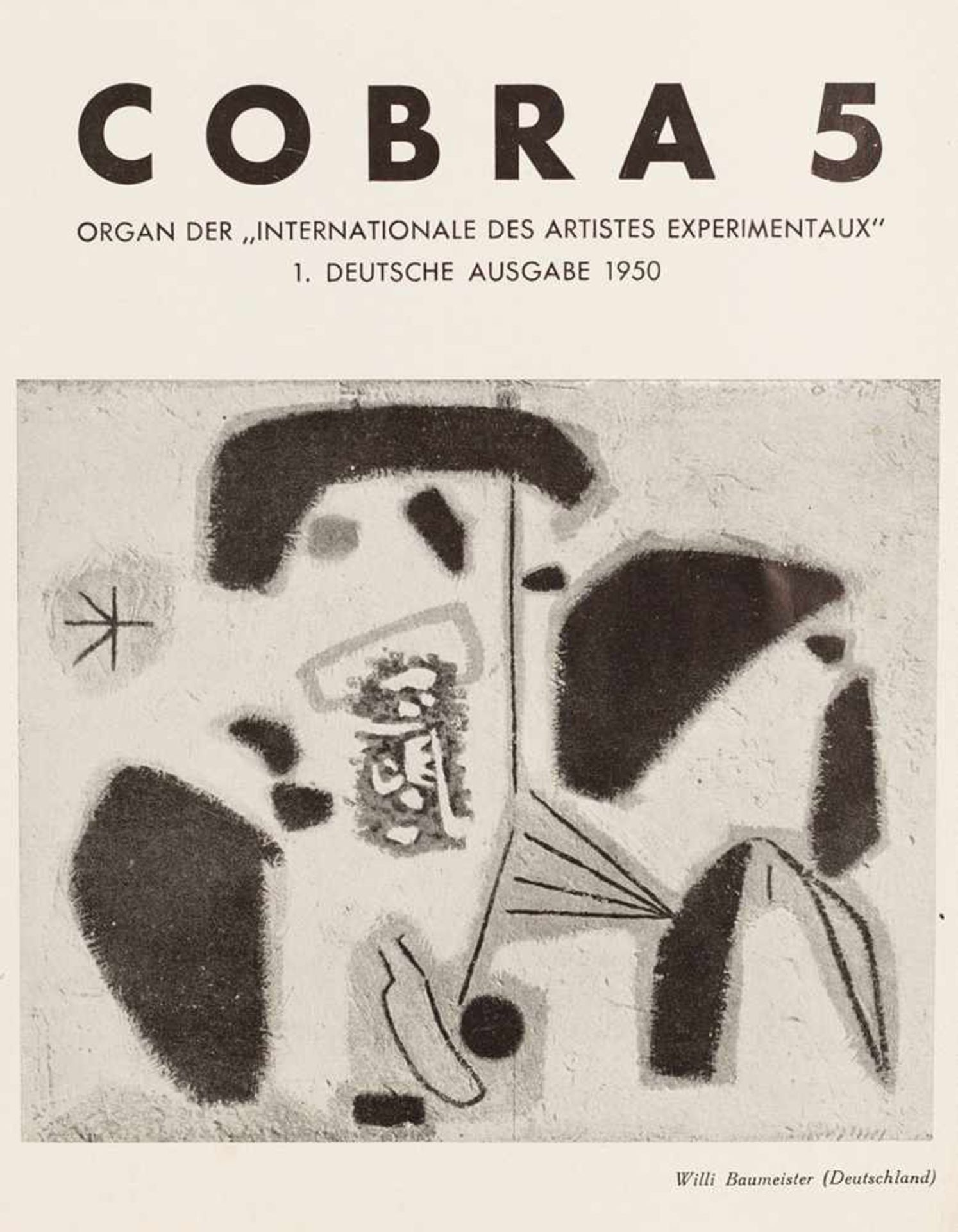 COBRA 5.Internationale Zeitschrift für moderne Kunst. Organ der »Internationale des Artistes