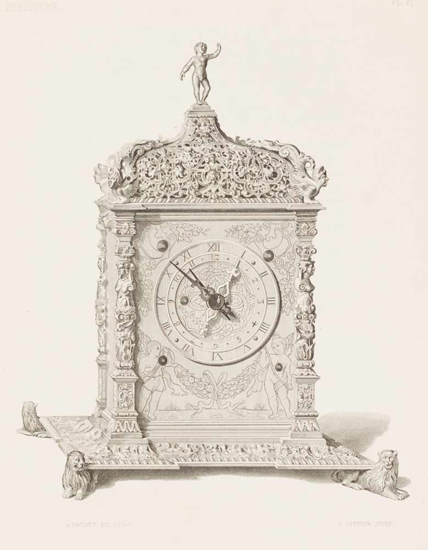 Uhren. – Soltykoff. – P. Dubois.Collection archéologique du Prince Pierre Soltykoff. Horlogerie.