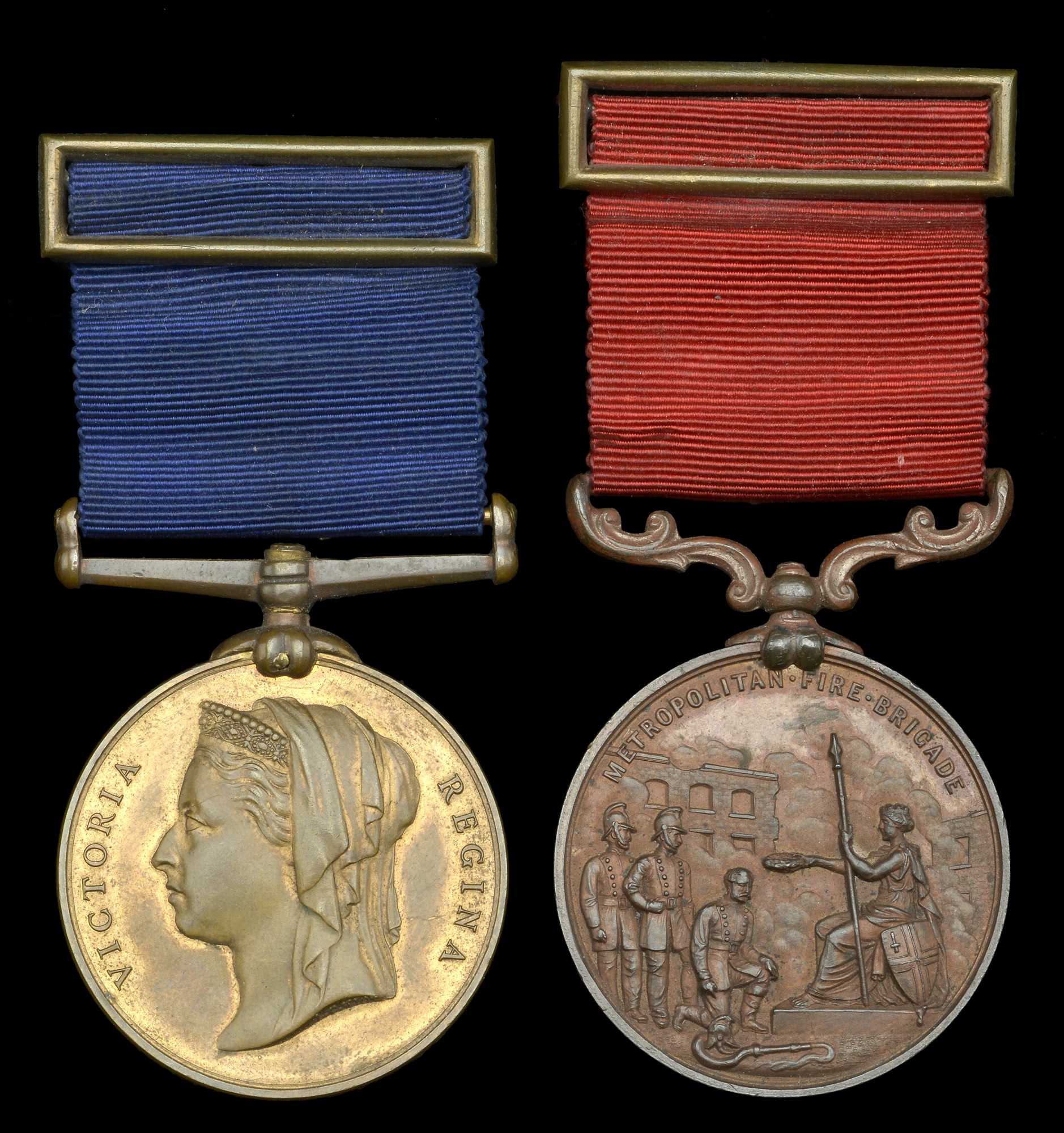 A Collection of Fire Brigade Medals