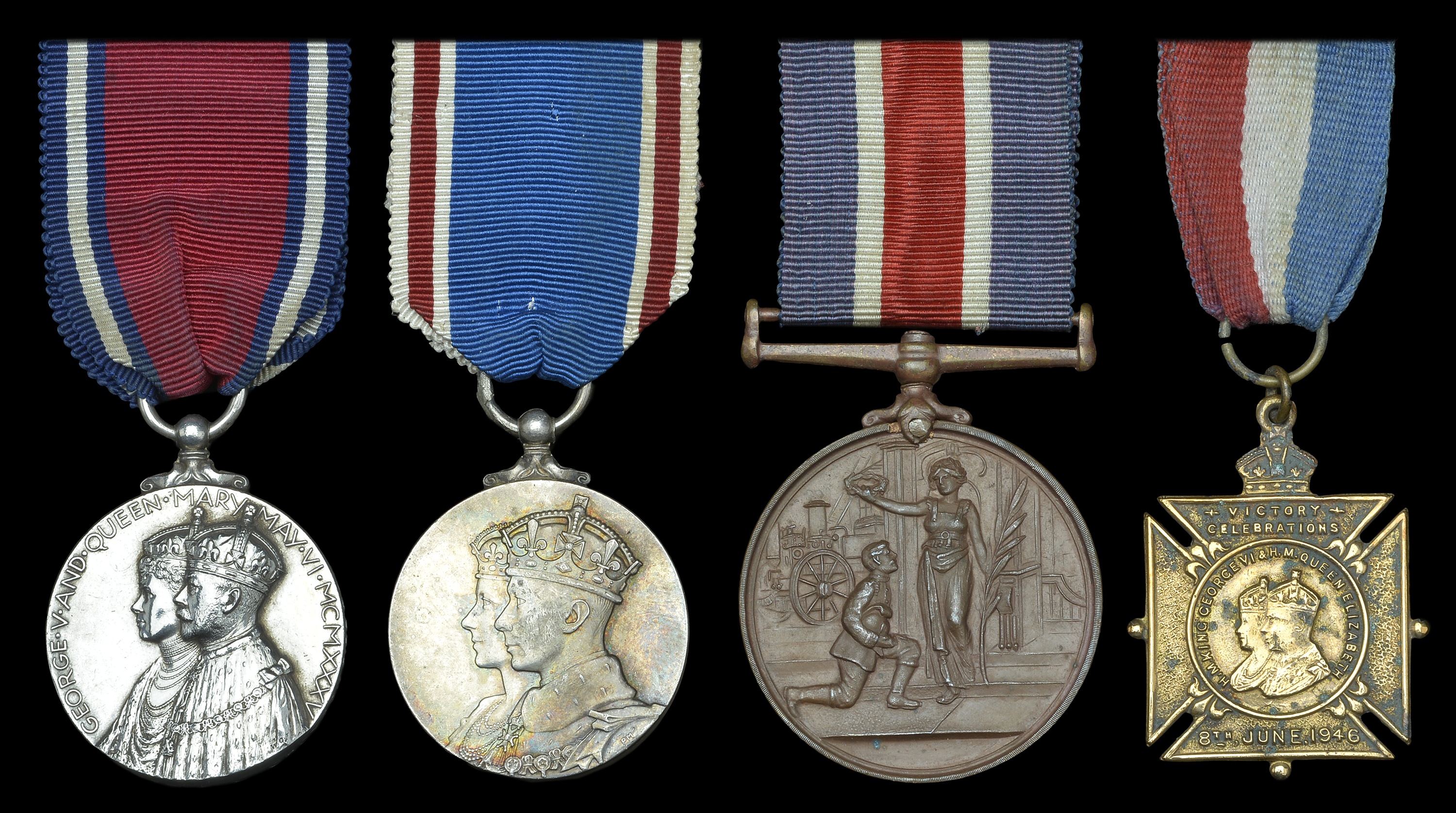A Collection of Fire Brigade Medals