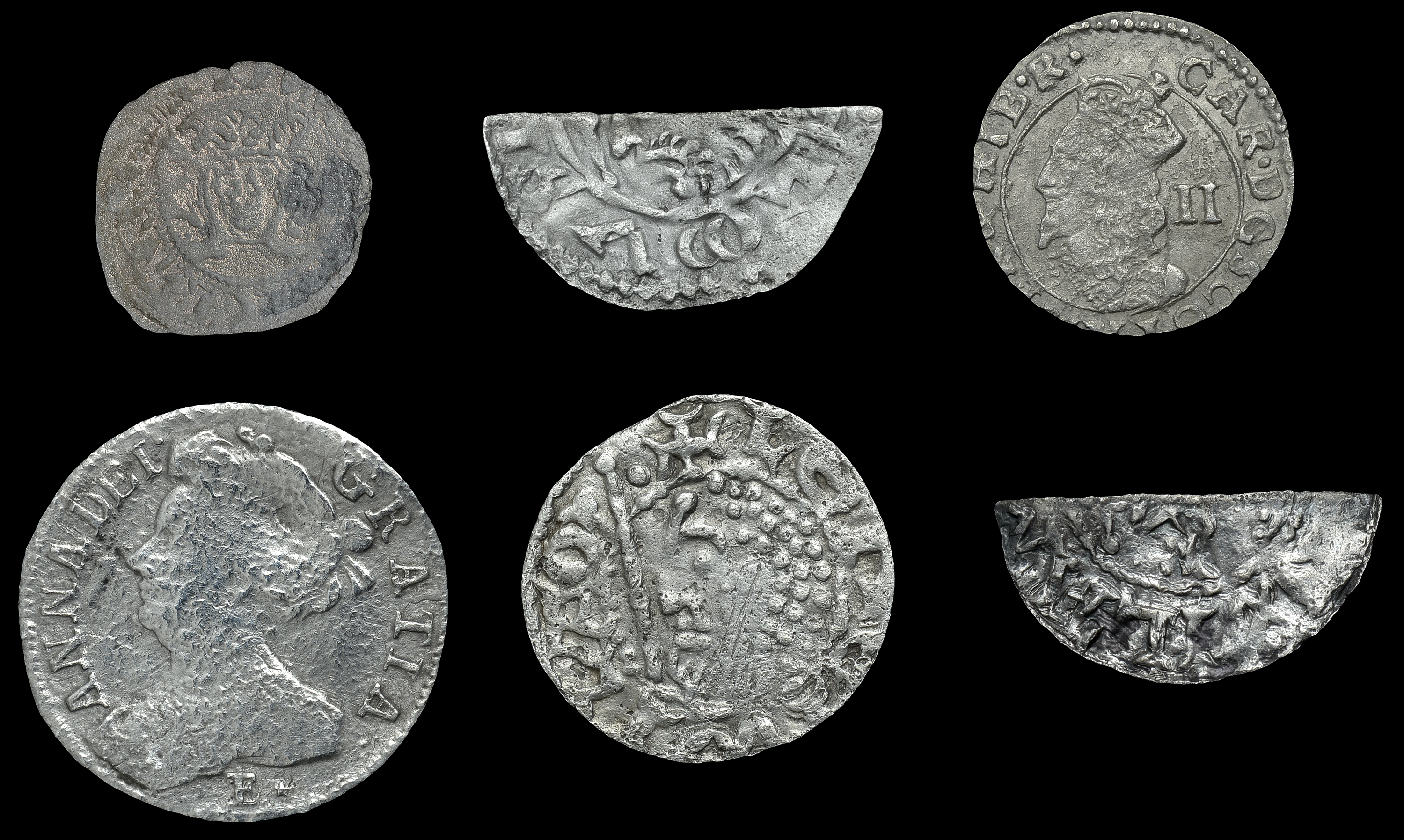 Scottish Coins from Various Properties