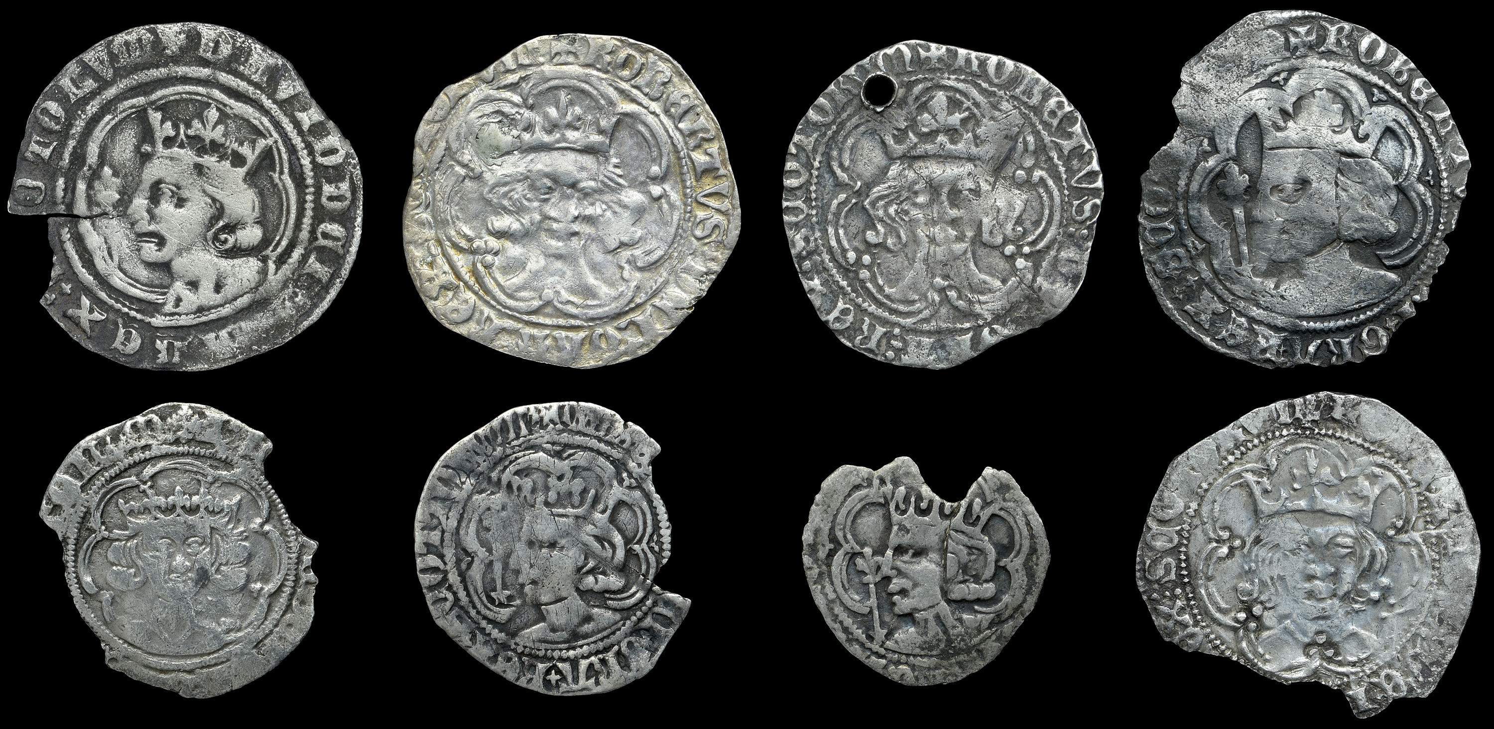 Scottish Coins from Various Properties