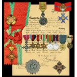 Groups and Single Decorations for Gallantry