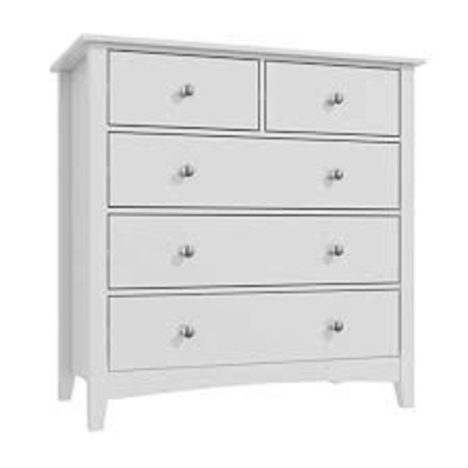 1 GRADE B BOXED FINCH 2+4 DRAWER CHEST IN LIGHT GREY / RRP £230.00 (VIEWING HIGHLY RECOMMENDED)