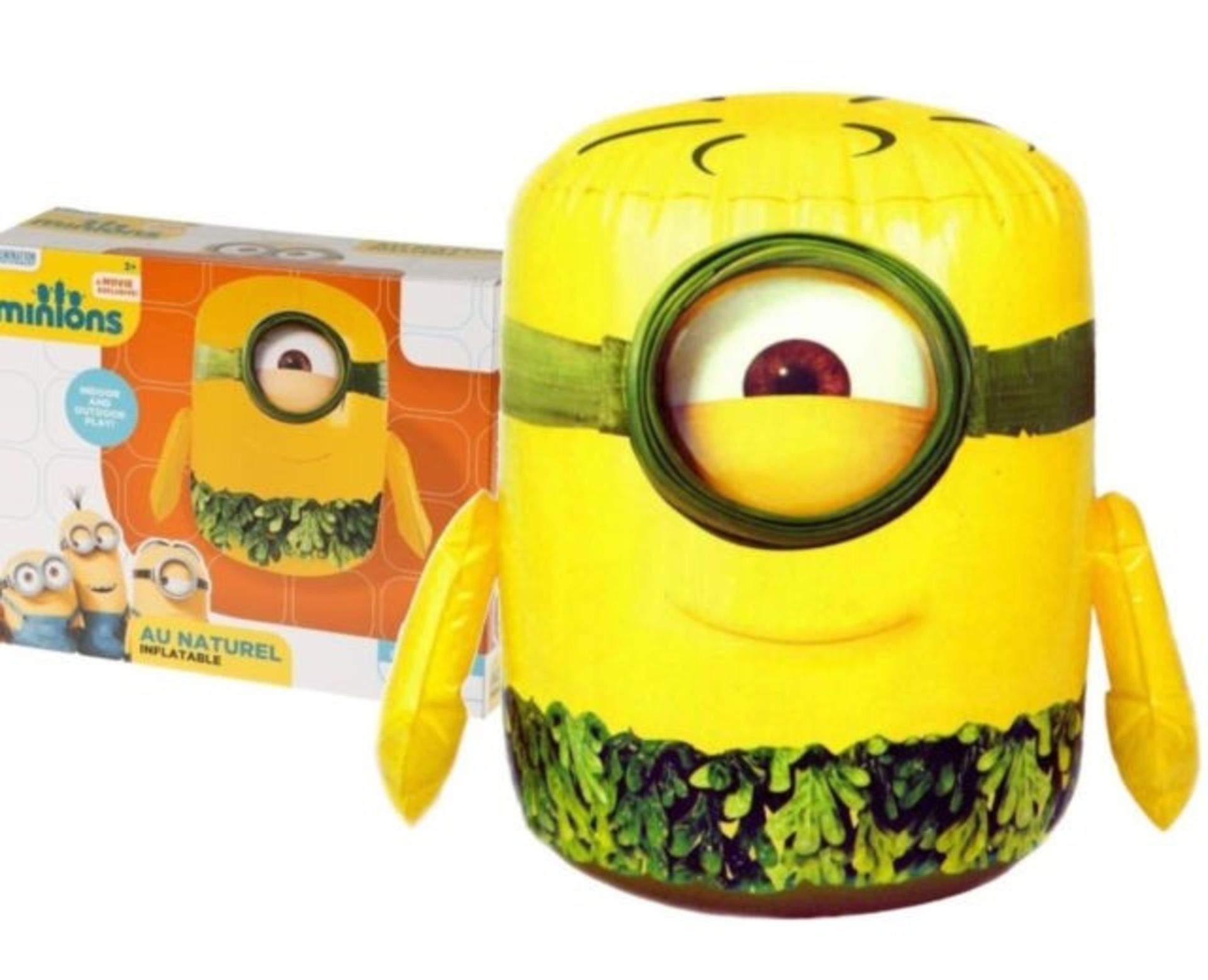 1 BRAND NEW BOXED MINIONS AU NATUREL INFLATABLE BOP BAG / RRP £7.99 (VIEWING HIGHLY RECOMMENDED)
