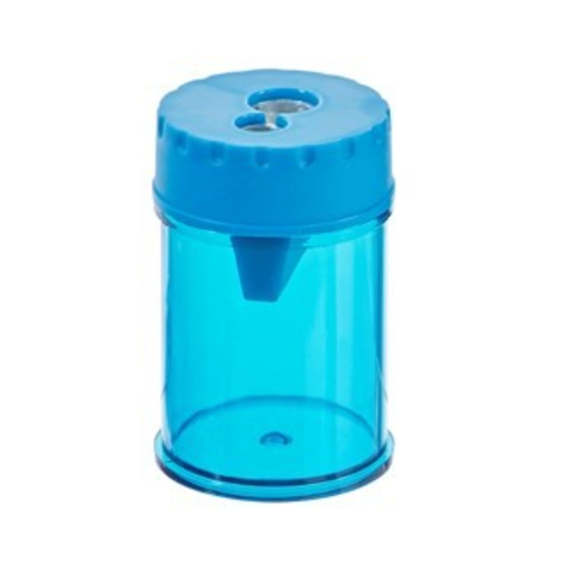 1 BOX OF CLASSMATES BARREL DOUBLE SHARPENER IN BLUE / 10 UNITS PER PACK / RRP £10.99 (VIEWING HIGHLY