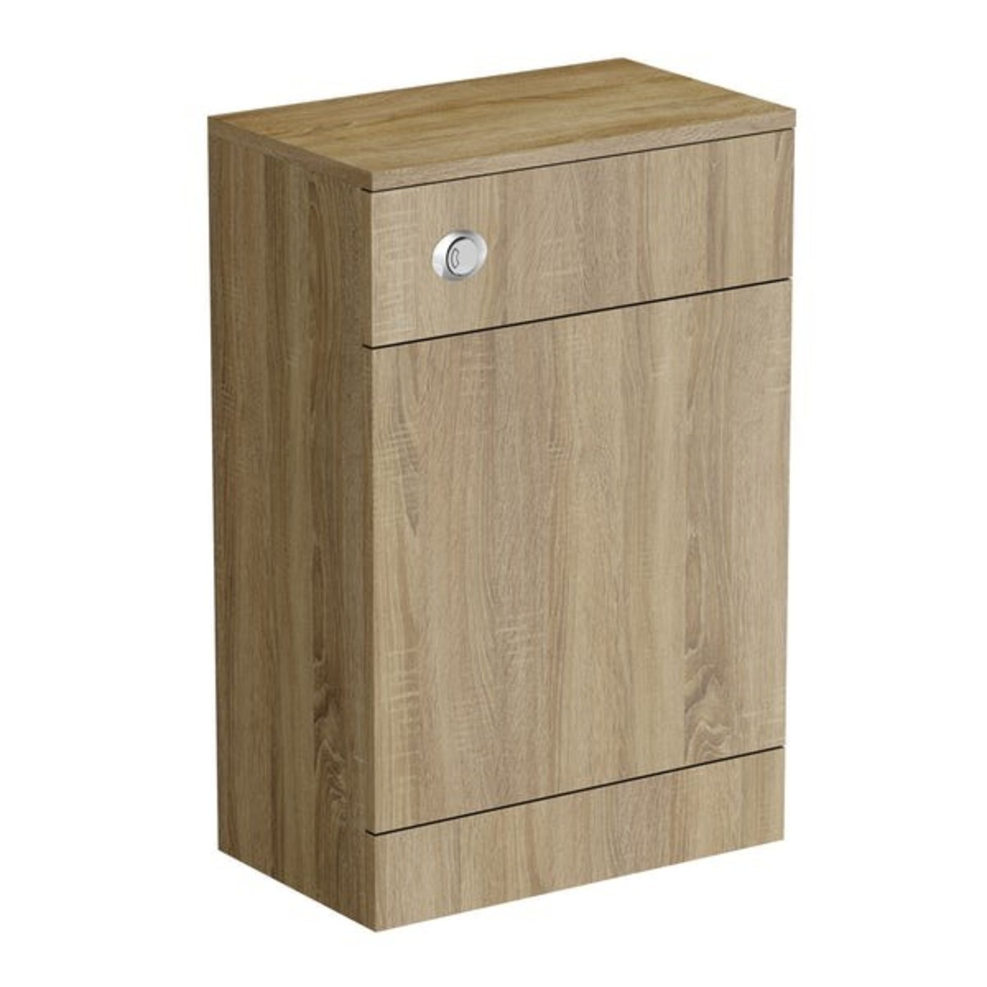 1 BOXED SIENNA OAK 330MM BACK TO THE WALL UNIT - MODBTW3001 / RRP £350.00 (VIEWING HIGHLY
