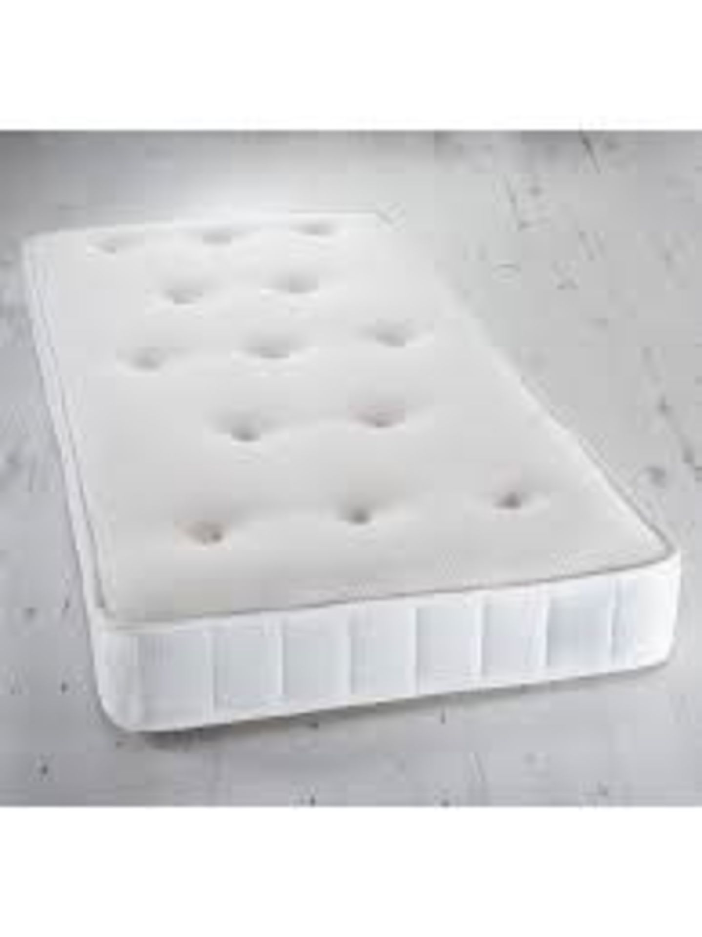 1 GRADE B BAGGED UNBRANDED LUXURY POCKET SPRING MATTRESS / SINGLE - 3FT / NEEDS A LITTLE CLEAN /