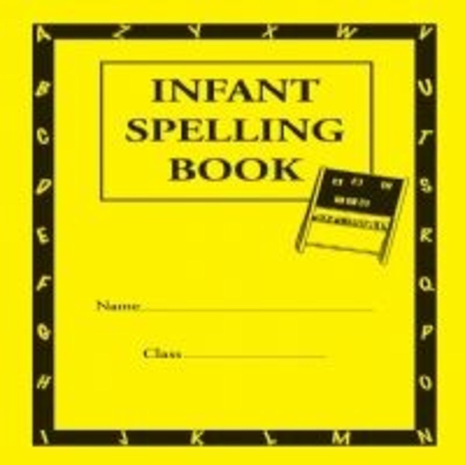 40 BRAND NEW YELLOW COVER INFANT SPELLING BOOK / RRP £24.00 (VIEWING HIGHLY RECOMMENDED)