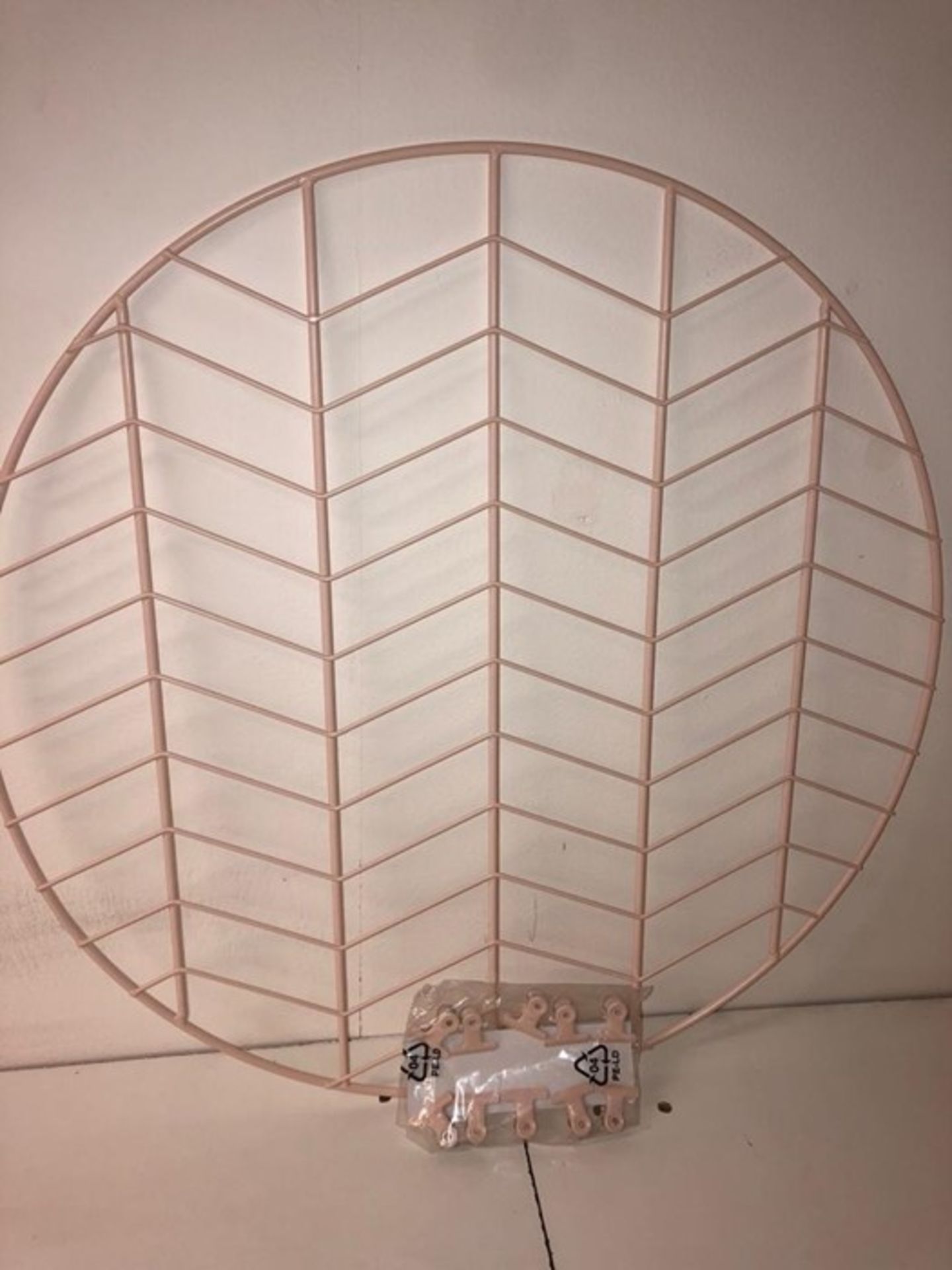 1 AS NEW BOXED LA REDOUTE PAVO METAL MEMORY BOARD IN PINK / RRP £50.00 (VIEWING HIGHLY RECOMMENDED)