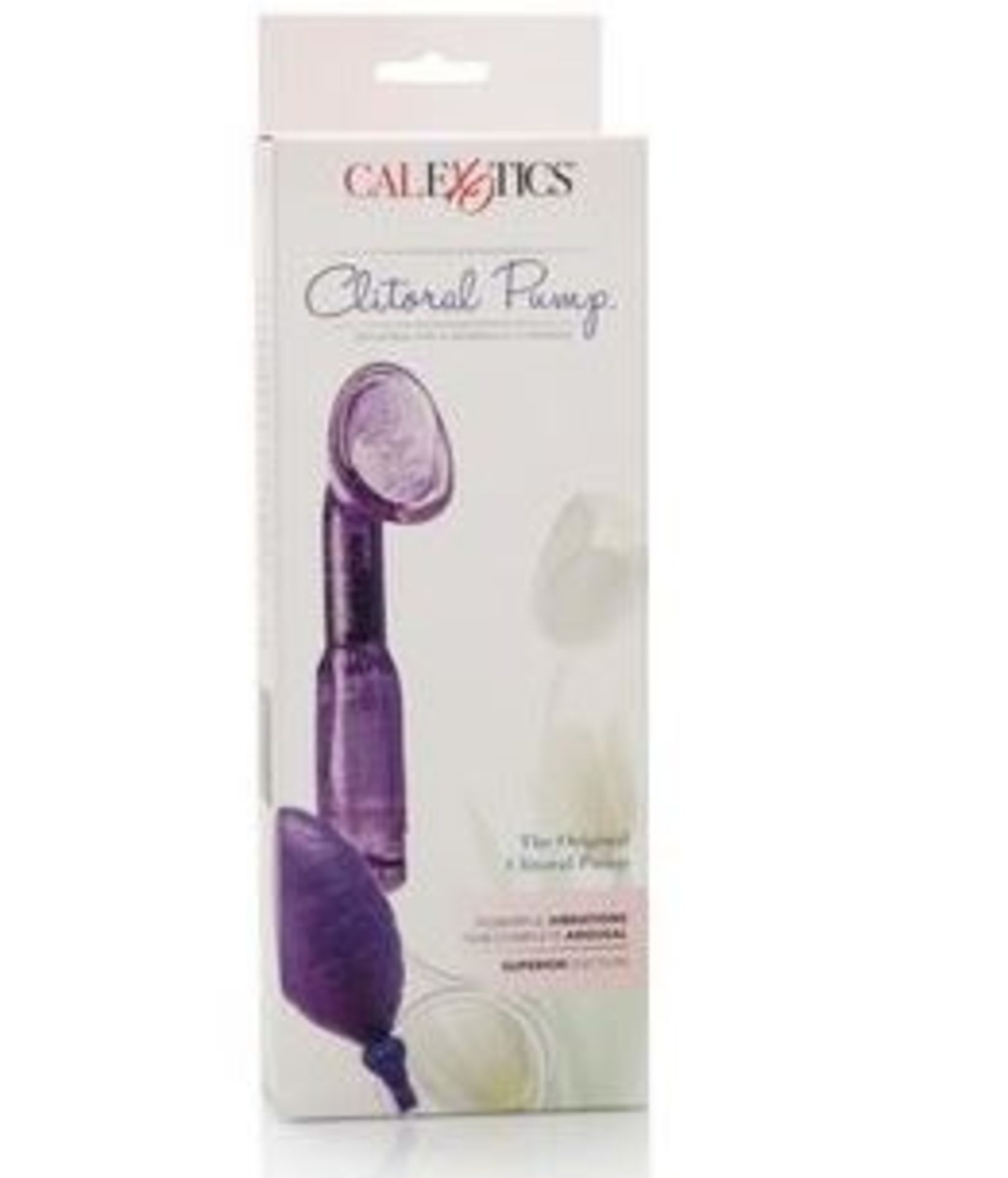 1 AS NEW BOXED CALEXTICS CLITORAL PUMP IN PURPLE RRP £ 25.99 (CONFIDENTIAL DELIVERY AVAILABLE)