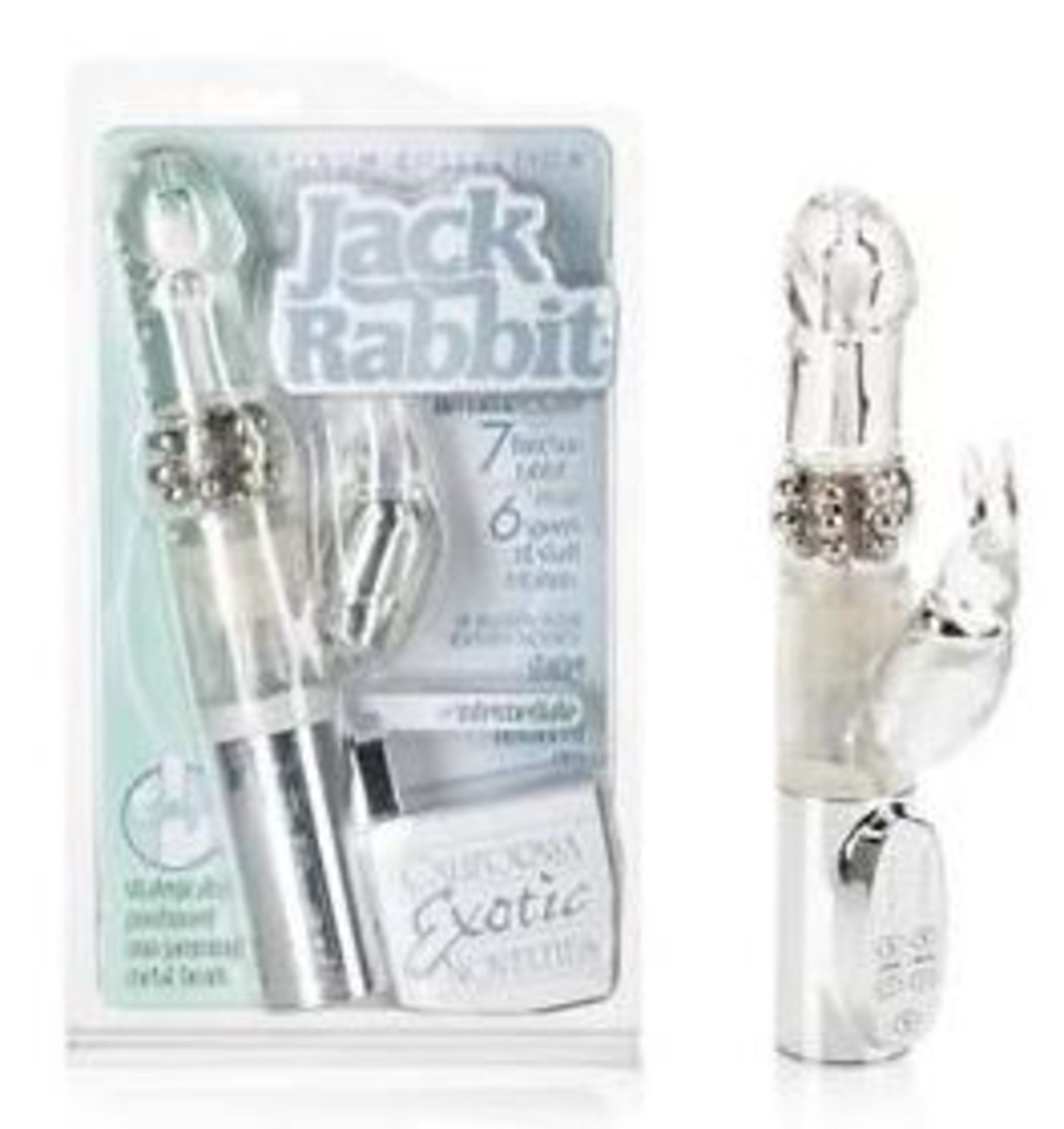 1 AS NEW BOXED JACK RABBIT PLATINUM COLLECTION VIBRATOR IN SILVER / £48.82 (CONFIDENTIAL DELIVERY