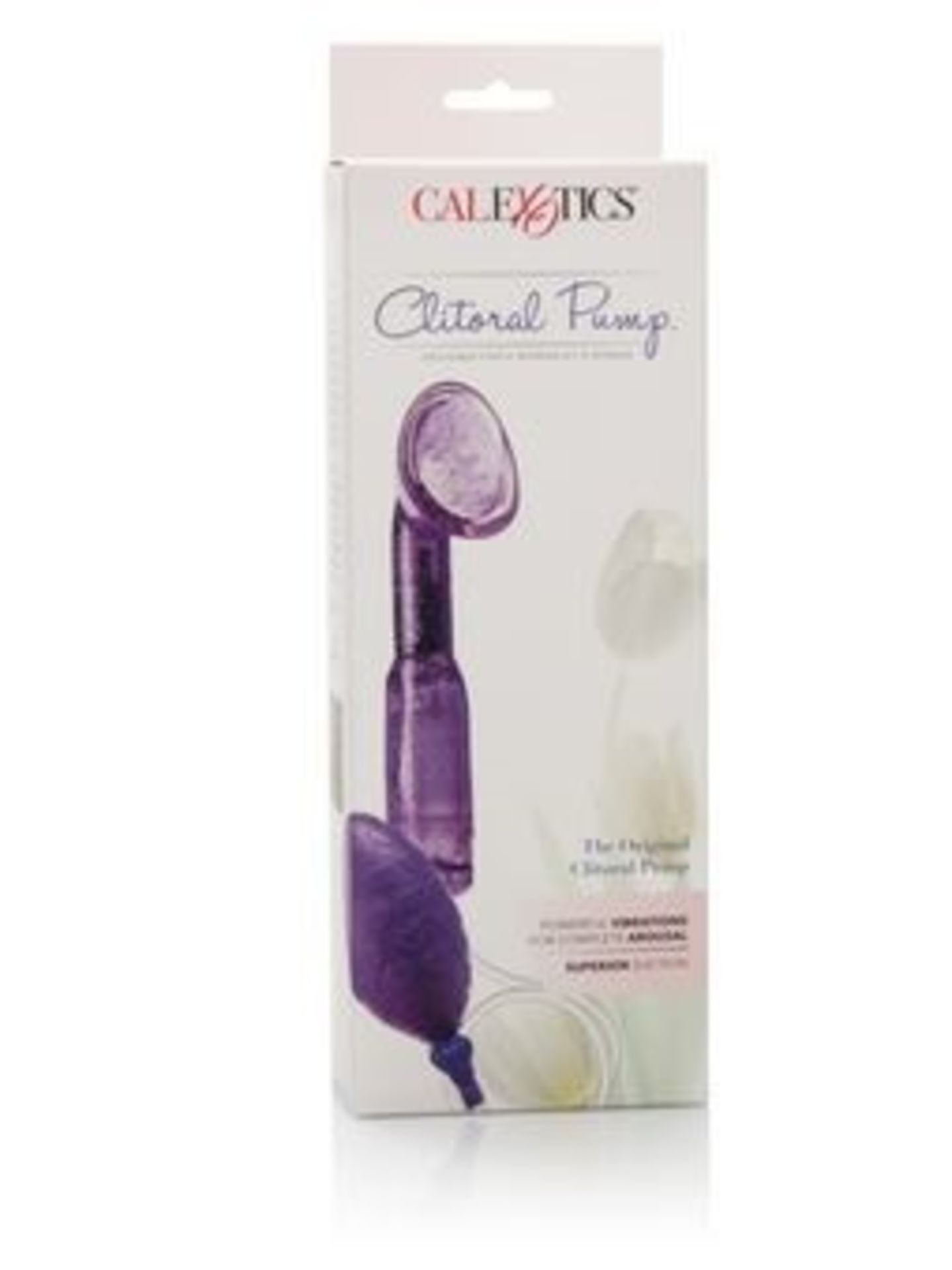 1 AS NEW BOXED CALEXTICS CLITORAL PUMP IN PURPLE RRP £ 25.99 (CONFIDENTIAL DELIVERY AVAILABLE)