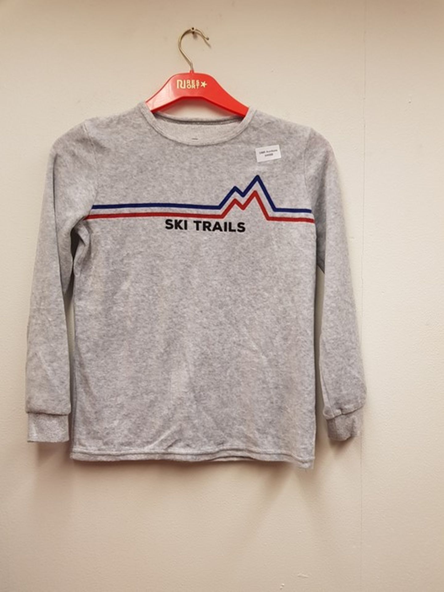 1 AS NEW LA REDOUTE CHILDS SKI TRAILS JUMPER IN GREY (VIEWING HIGHLY RECOMMENDED)