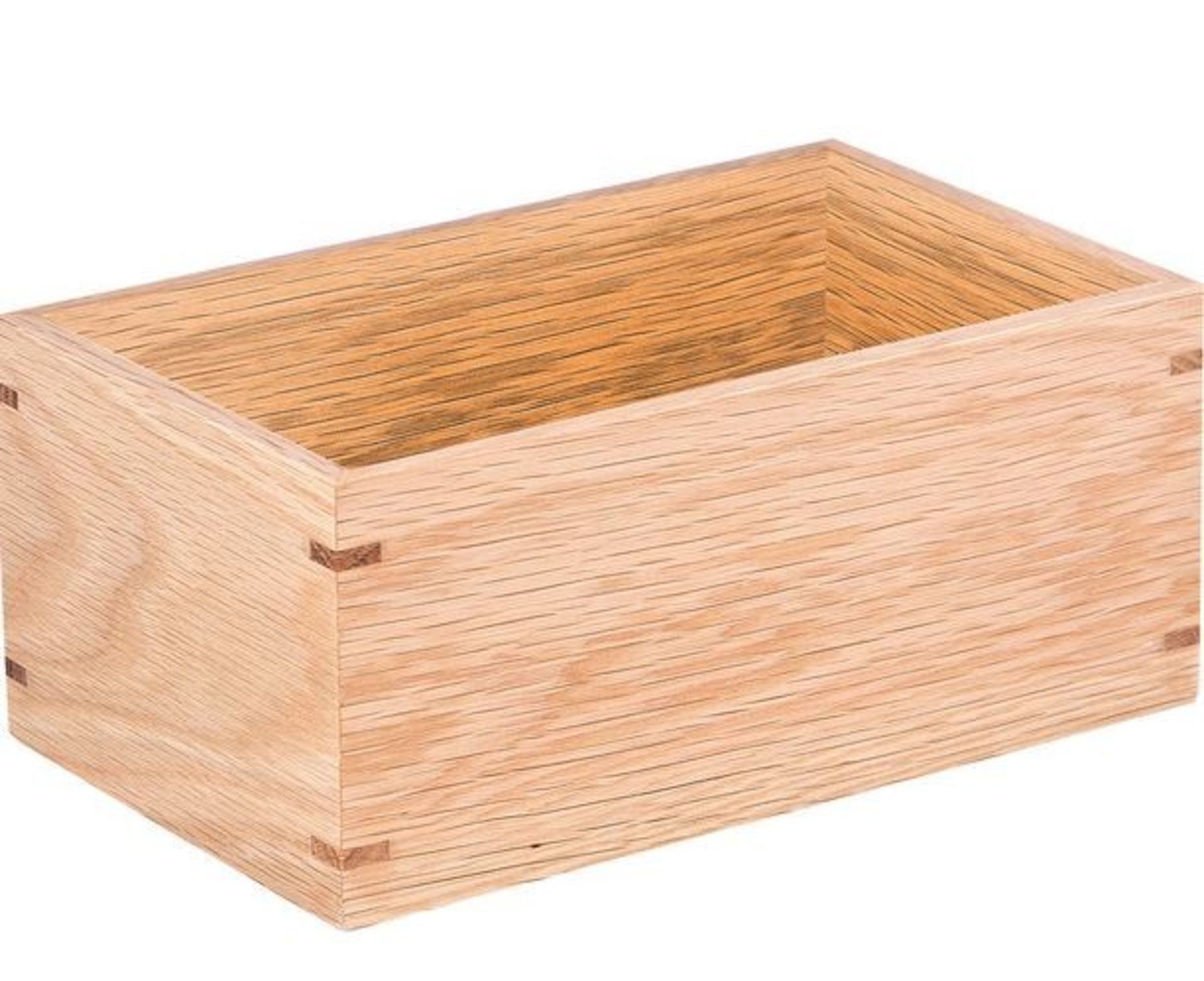 1 GRADE A BOXED MEZZA NATURAL OAK STORAGE BOX / RRP £31.00 (VIEWING HIGHLY RECOMMENDED)