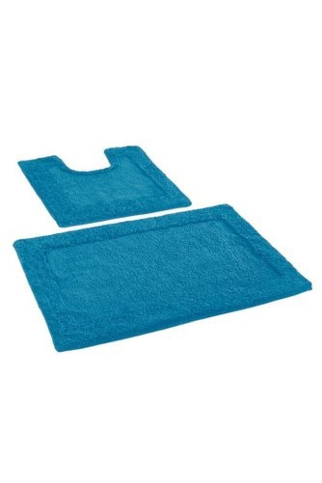 1 BAGGED KINGSLEY HOME BATHMAT IN TEAL (VIEWING HI