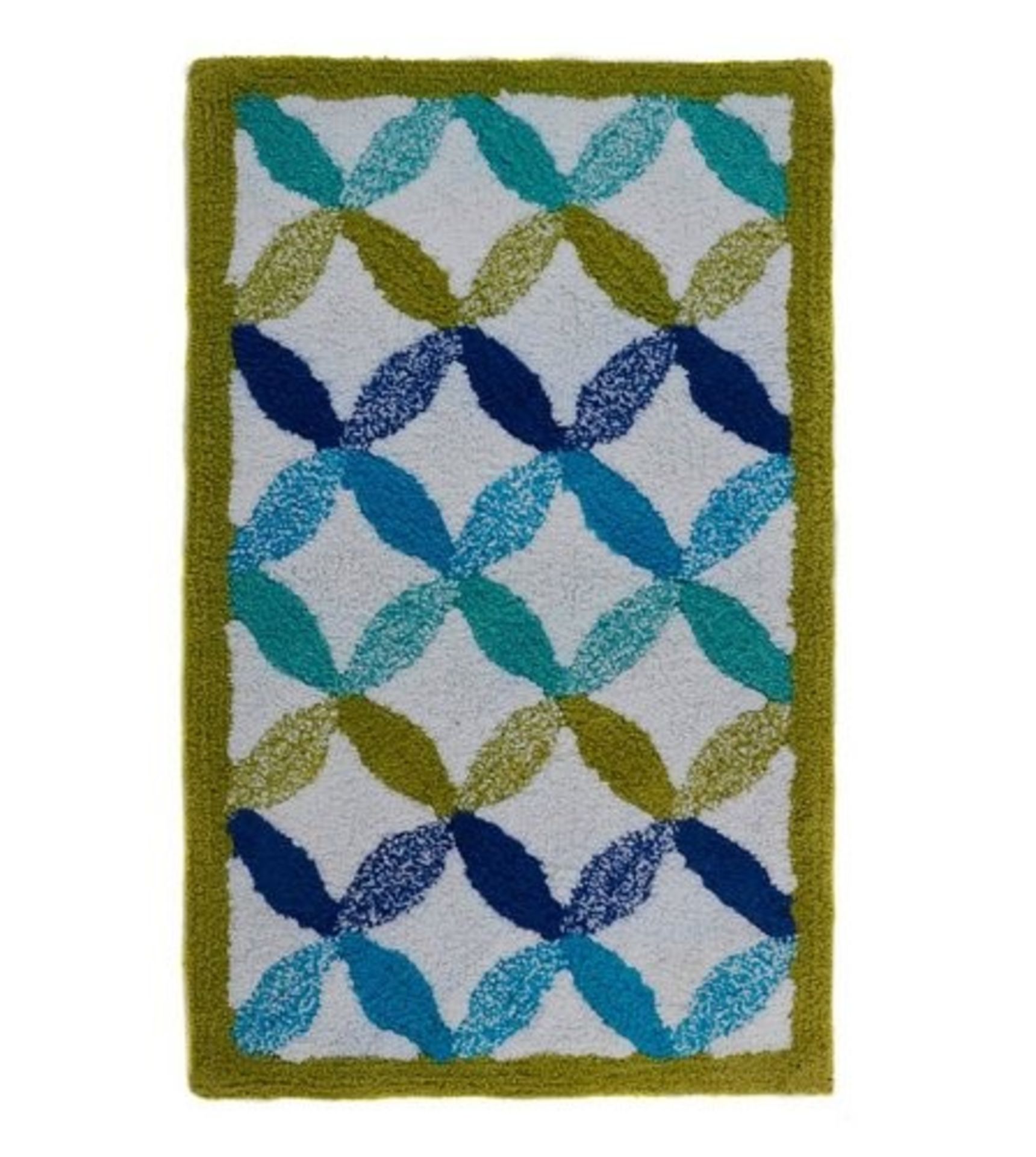 1 PACKAGED CAMDEN BATH MAT IN TEAL (VIEWING HIGHLY