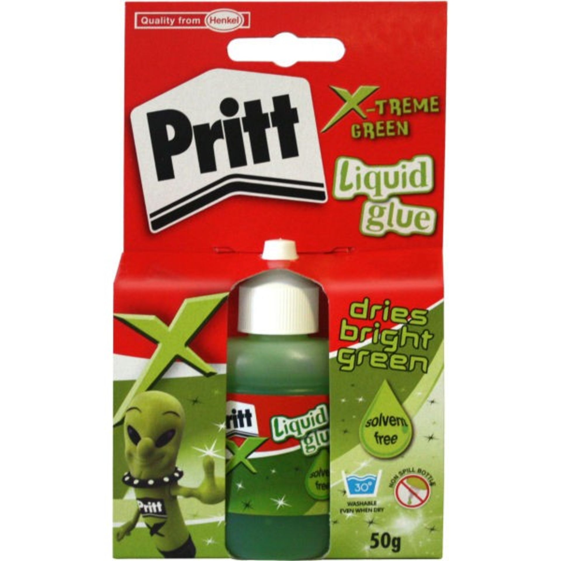 1 BOX OF PRITT STICKS LIQUID GREEN 50G / APX 7PCS