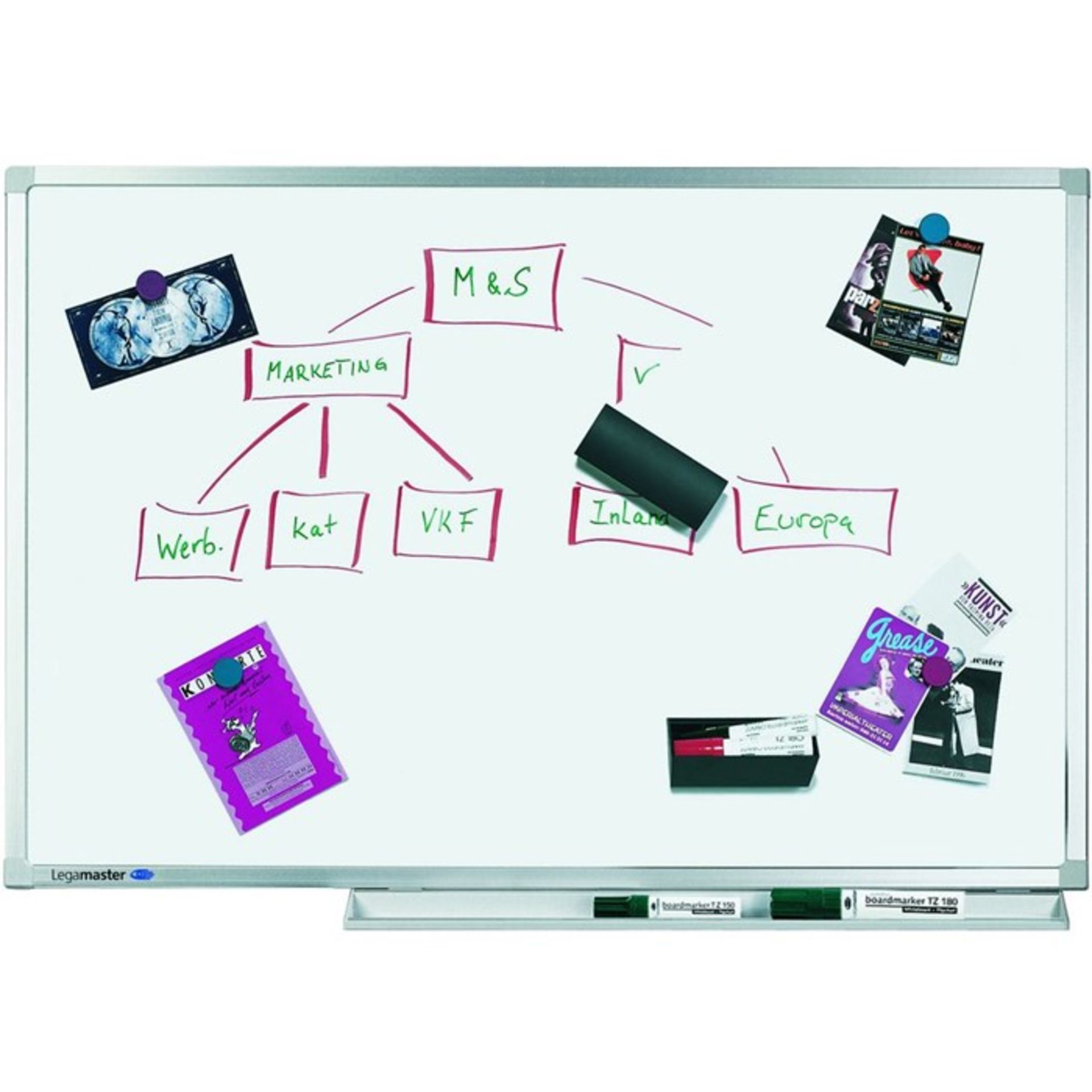 1 BOXED LEGAMASTER PROFESSIONAL WHITEBOARD 1000X20