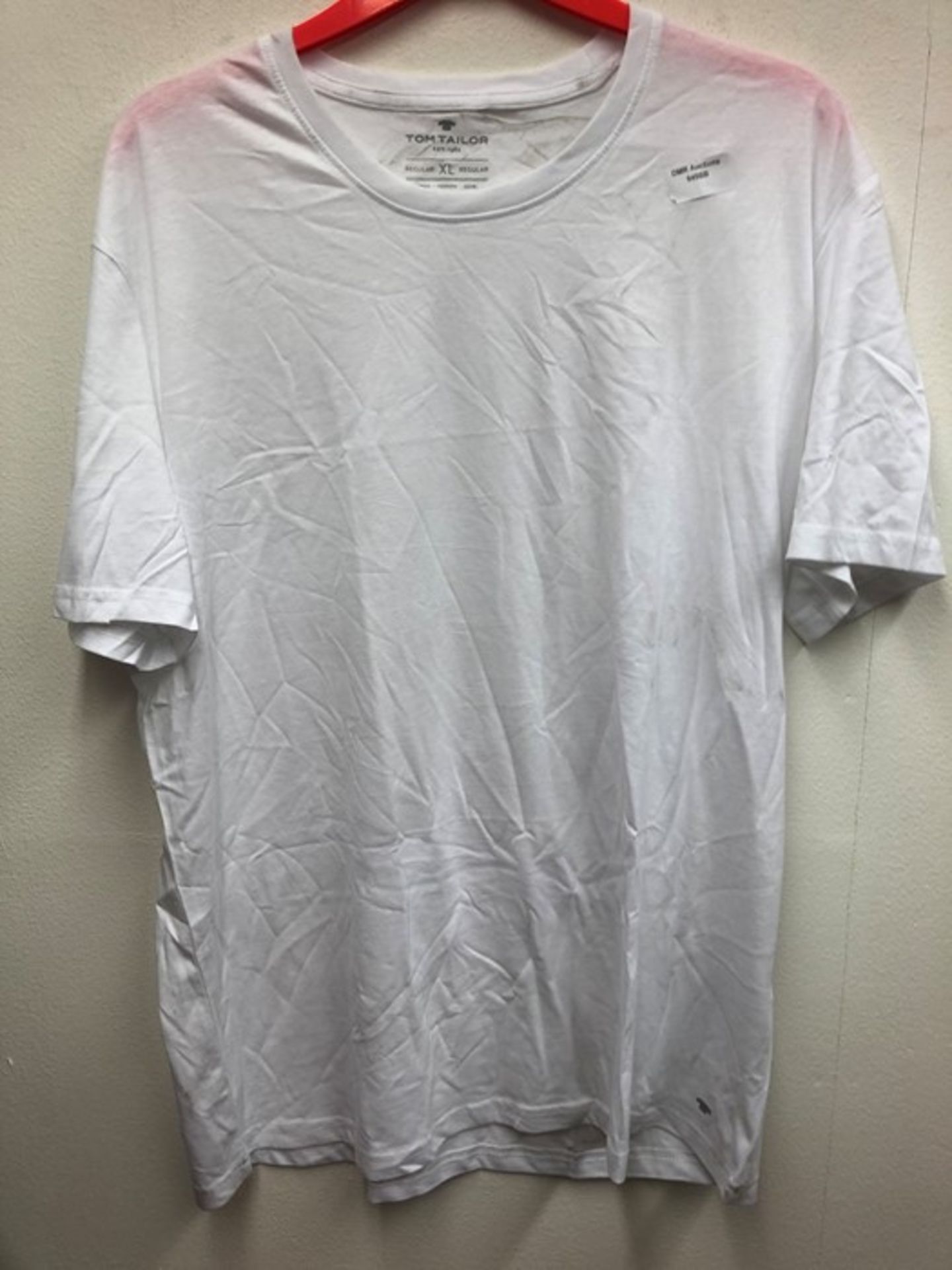 1 AS NEW TOM TAILOR MENS T-SHIRT IN WHITE / SIZE X