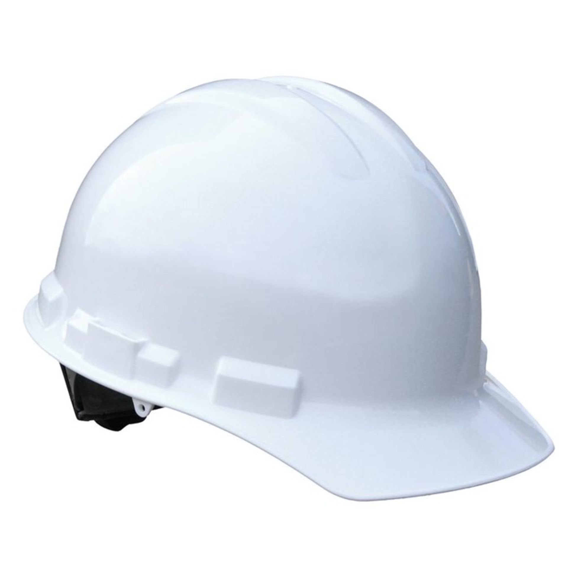 1 AS NEW PACKAGED WHITE HARD HAT (P/N - 104) / RRP £15.00 (VIEWING HIGHLY RECOMMENDED)
