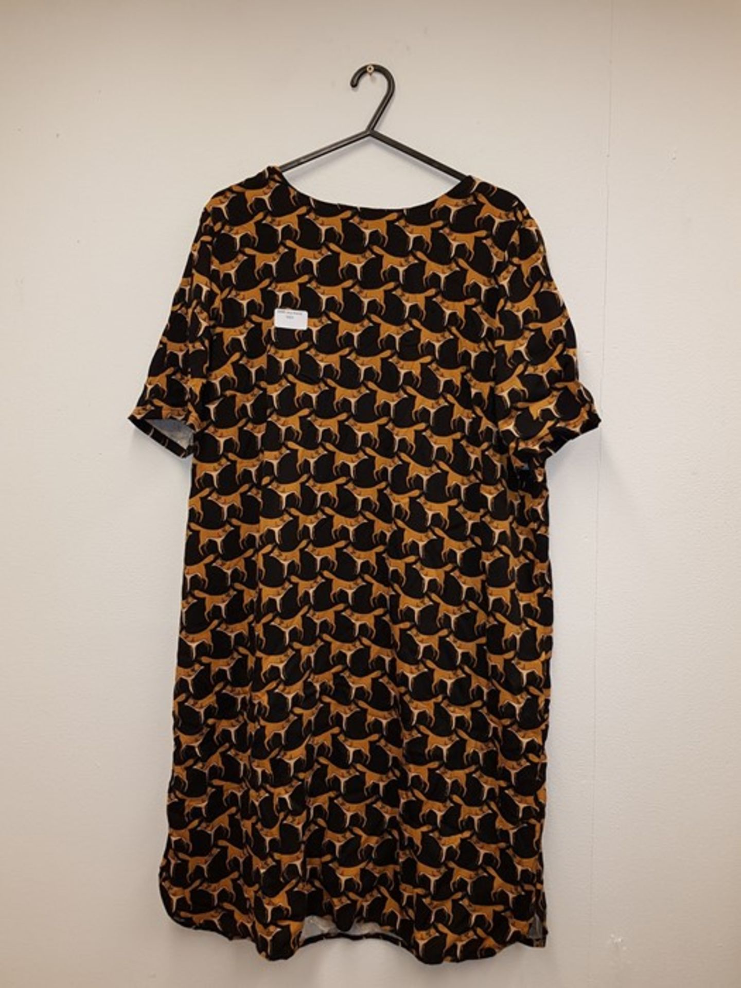 1 AS NEW LA REDOUTE WOMENS DRESS IN BLACK/MUSTARD,