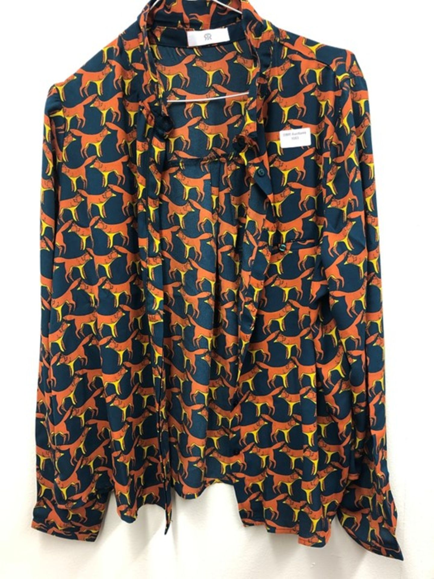 1 AS NEW LA REDOUTE LADIES FOX PRINT SHIRT / SIZE