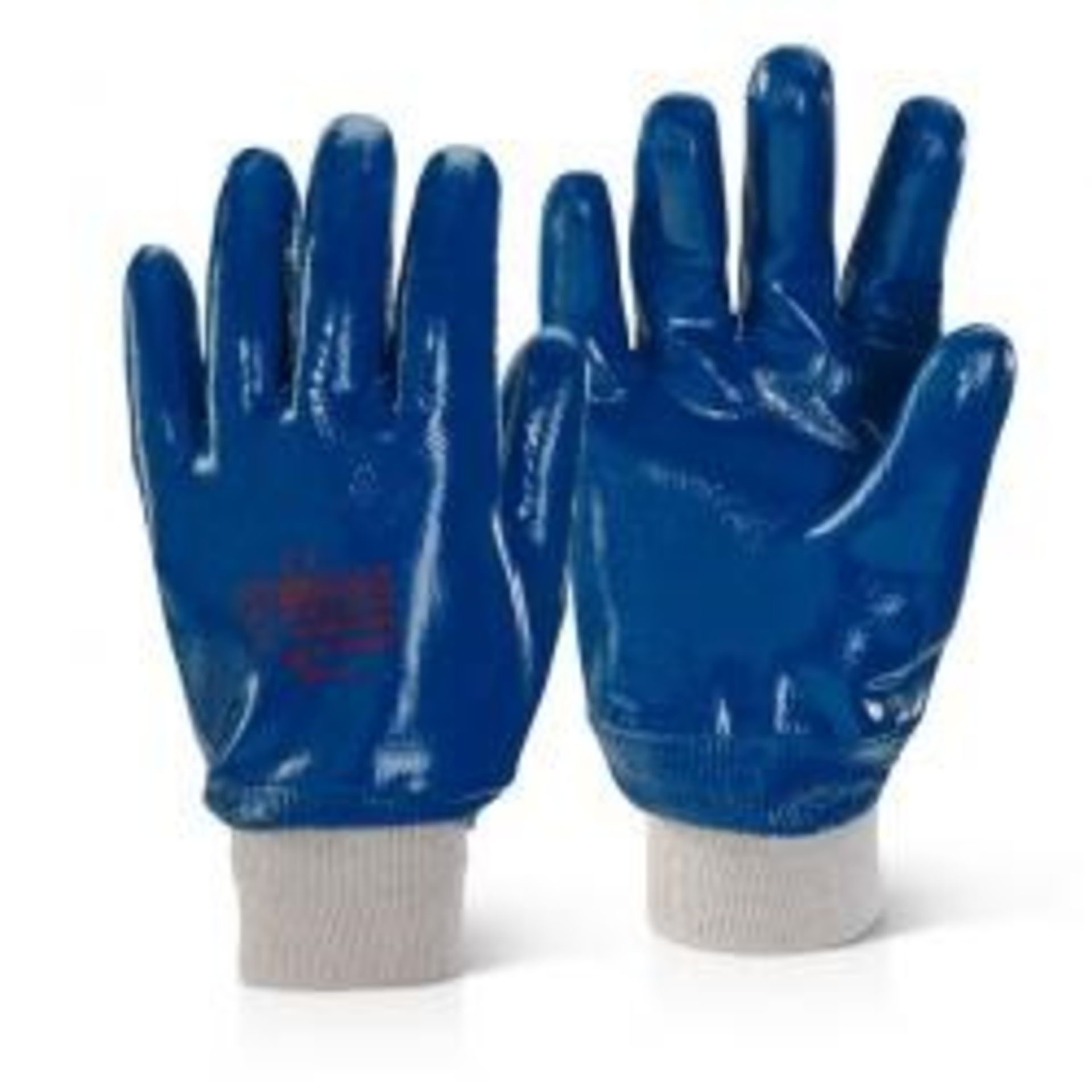 1 LOT TO CONTAIN 100 PAIRS OF HEAVY DUTY NITRILE GLOVES - NKWFCHW10 (P/N - 106) / RRP £371.00 ( - Image 2 of 2