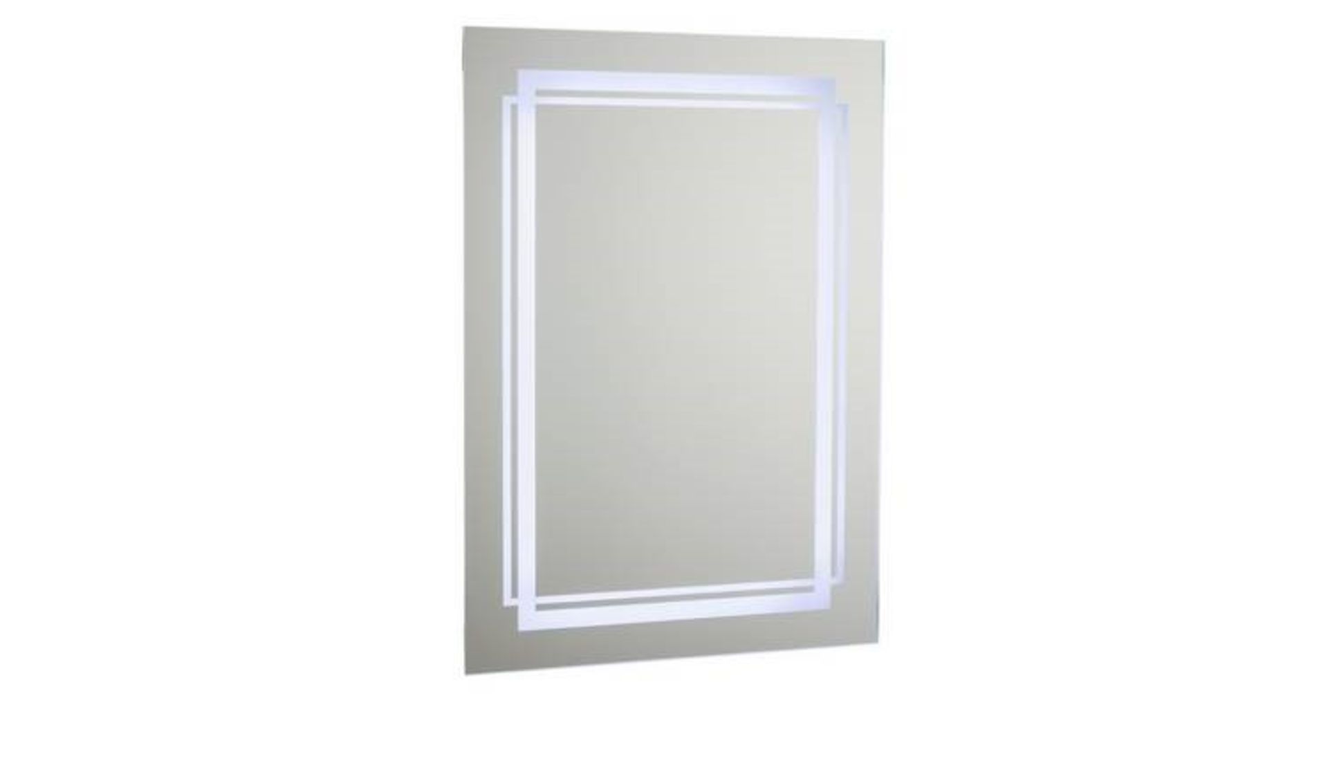 1 GRADE B IP44 BATHROOM MIRROR WITH SHAVER POINT /