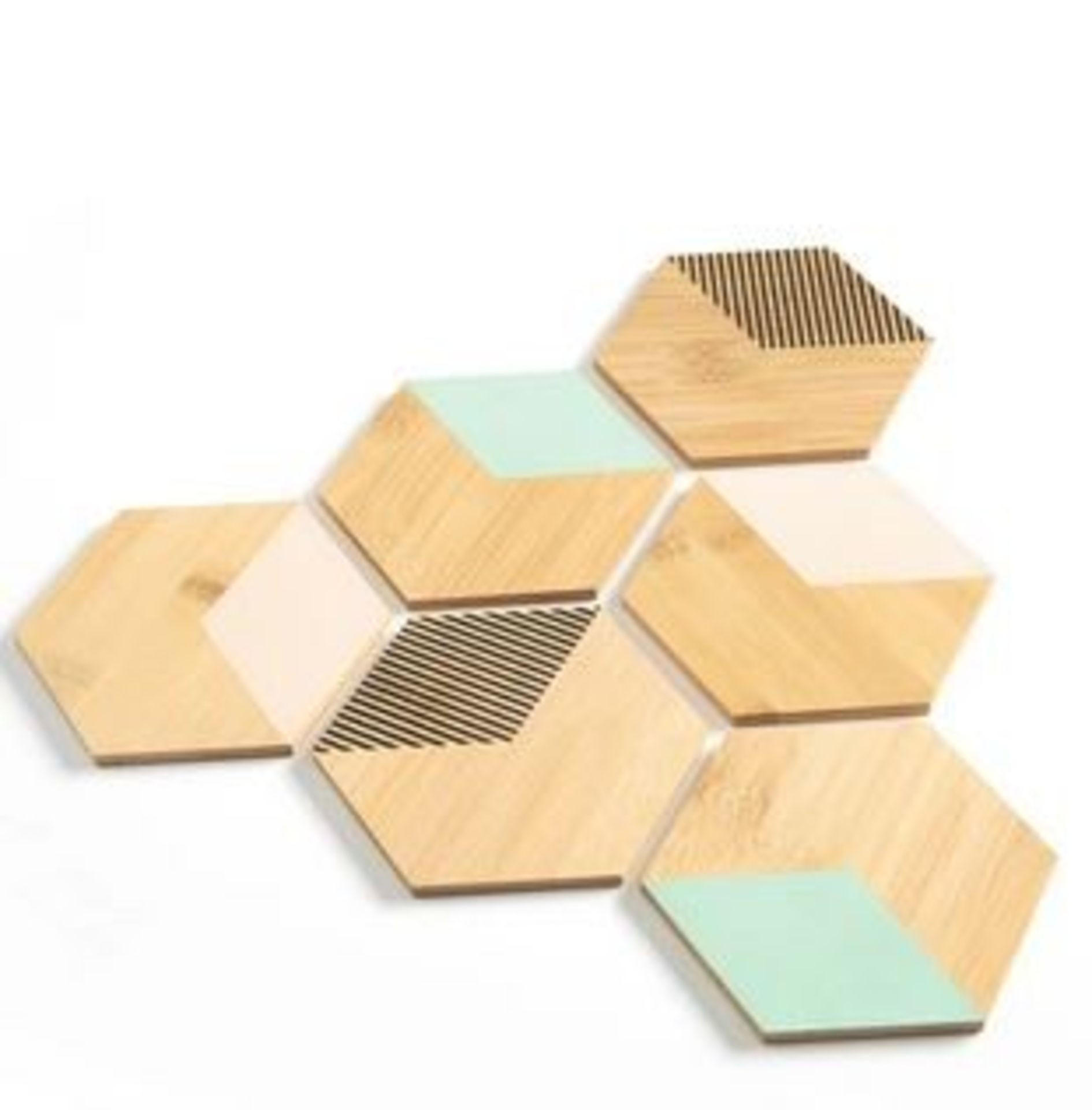 1 AS NEW BOXED LA REDOUTE SET OF 6 OGOMI COASTERS