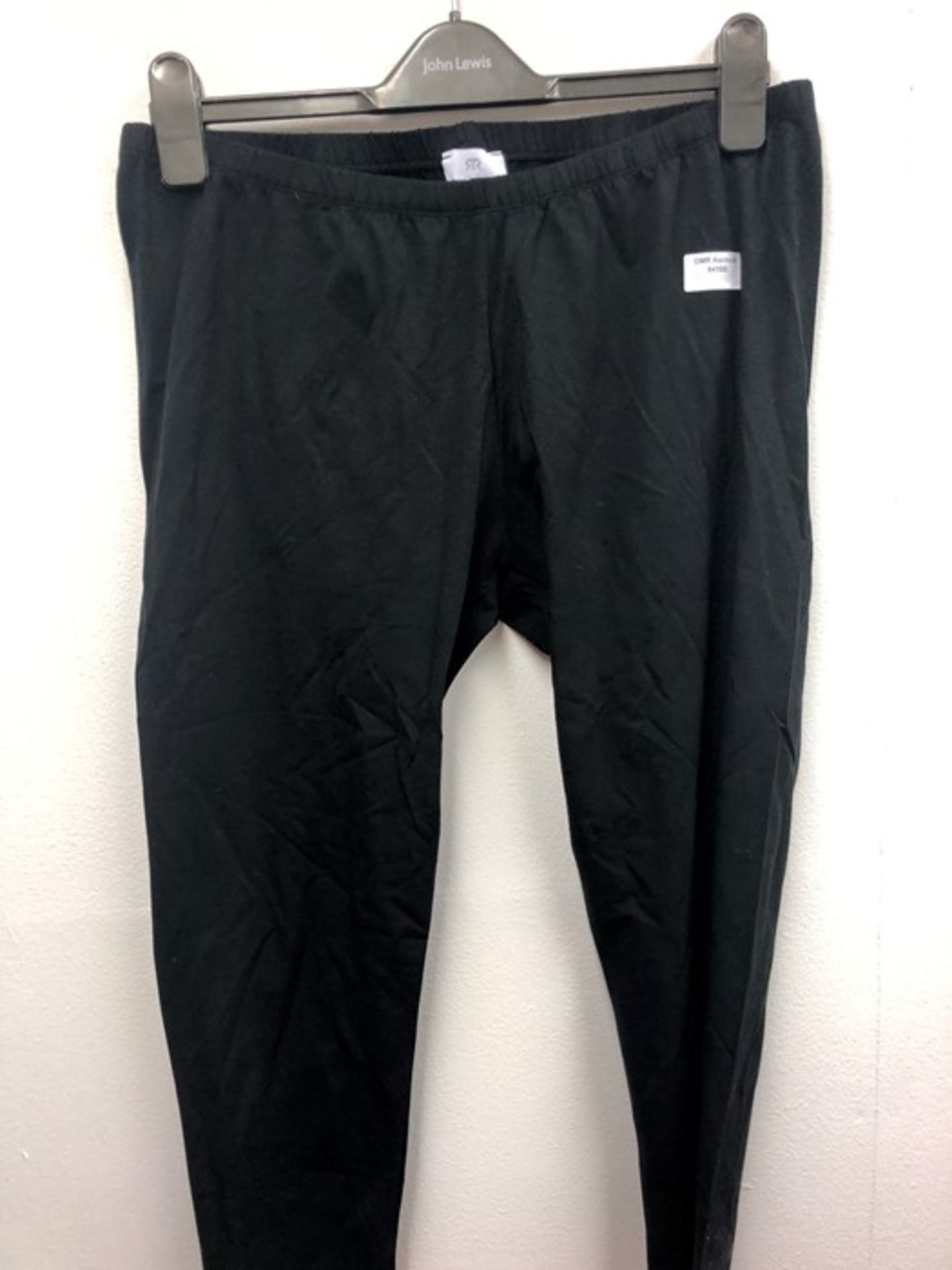 1 AS NEW PAIR OF PYJAMA BOTTOMS IN BLACK / SIZE XL