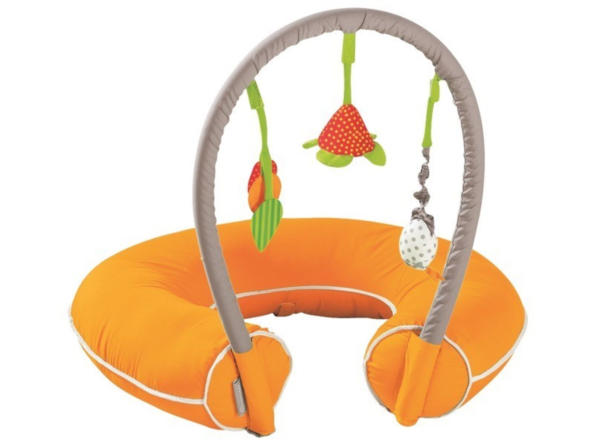 1 AS NEW BOXED WESCO EARLY LEARNING CUSHION IN ORANGE / RRP £49.99 (VIEWING HIGHLY RECOMMENDED)