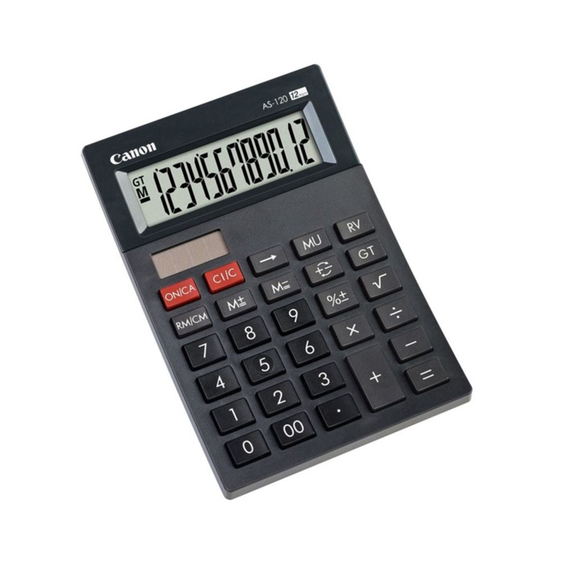 2 BOXED CANON AS-120 DESKTOP CALCULATOR (P/N-44) / RRP £10.00 (VIEWING HIGHLY RECOMMENDED)