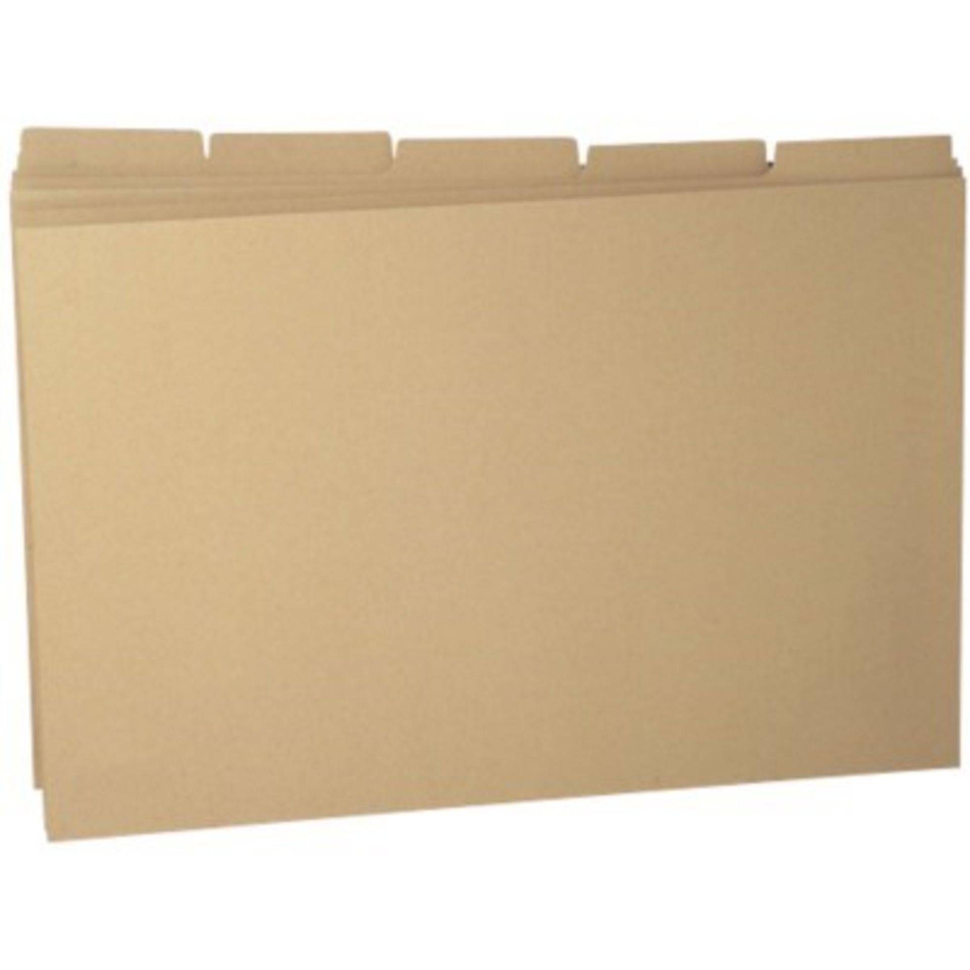 1 LOT TO CONTAIN 100 GUILDHALL TABBED FOOLSCAP FOLDERS (P/N - 44) / RRP £30.49 (VIEWING HIGHLY