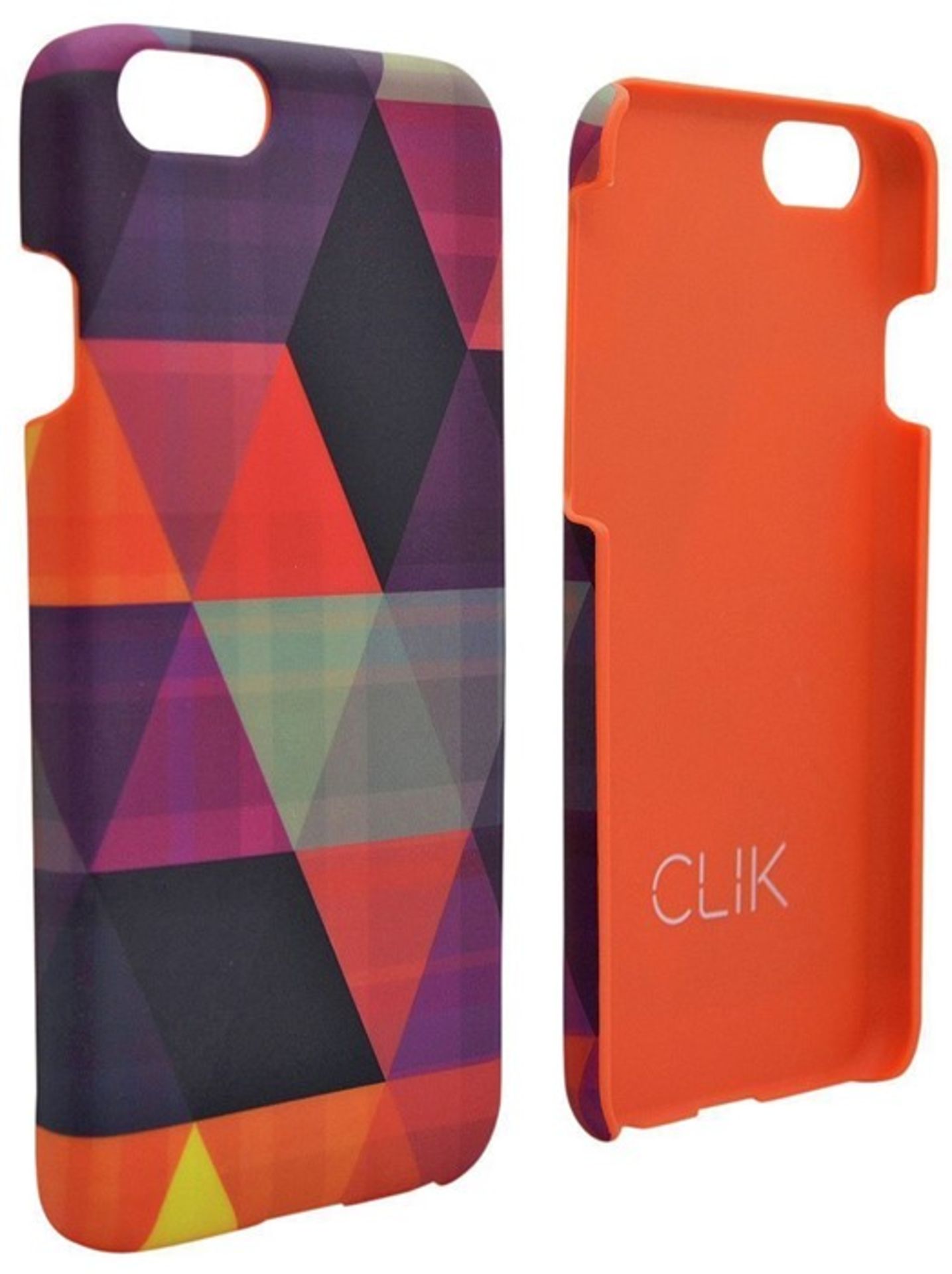 10 AS NEW BOXED GEOMETRIC IPHONE 6/S PLUS PHONE CASES IN MULTI / RRP £99.00 (VIEWING HIGHLY