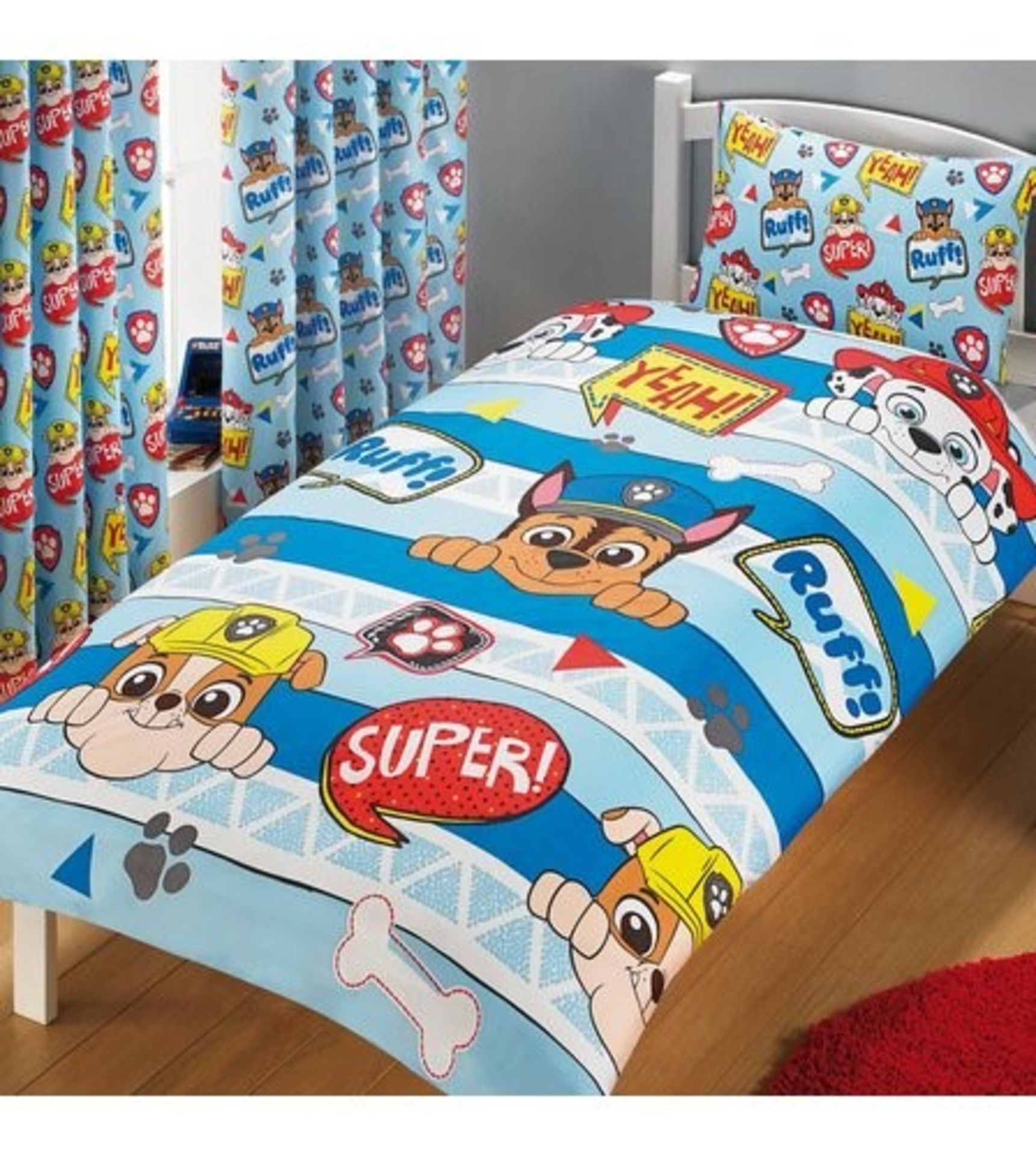 1 BAGGED PAW PATROL PEEK ROTARY DOUBLE DUVET SET (VIEWING HIGHLY RECOMMENDED)