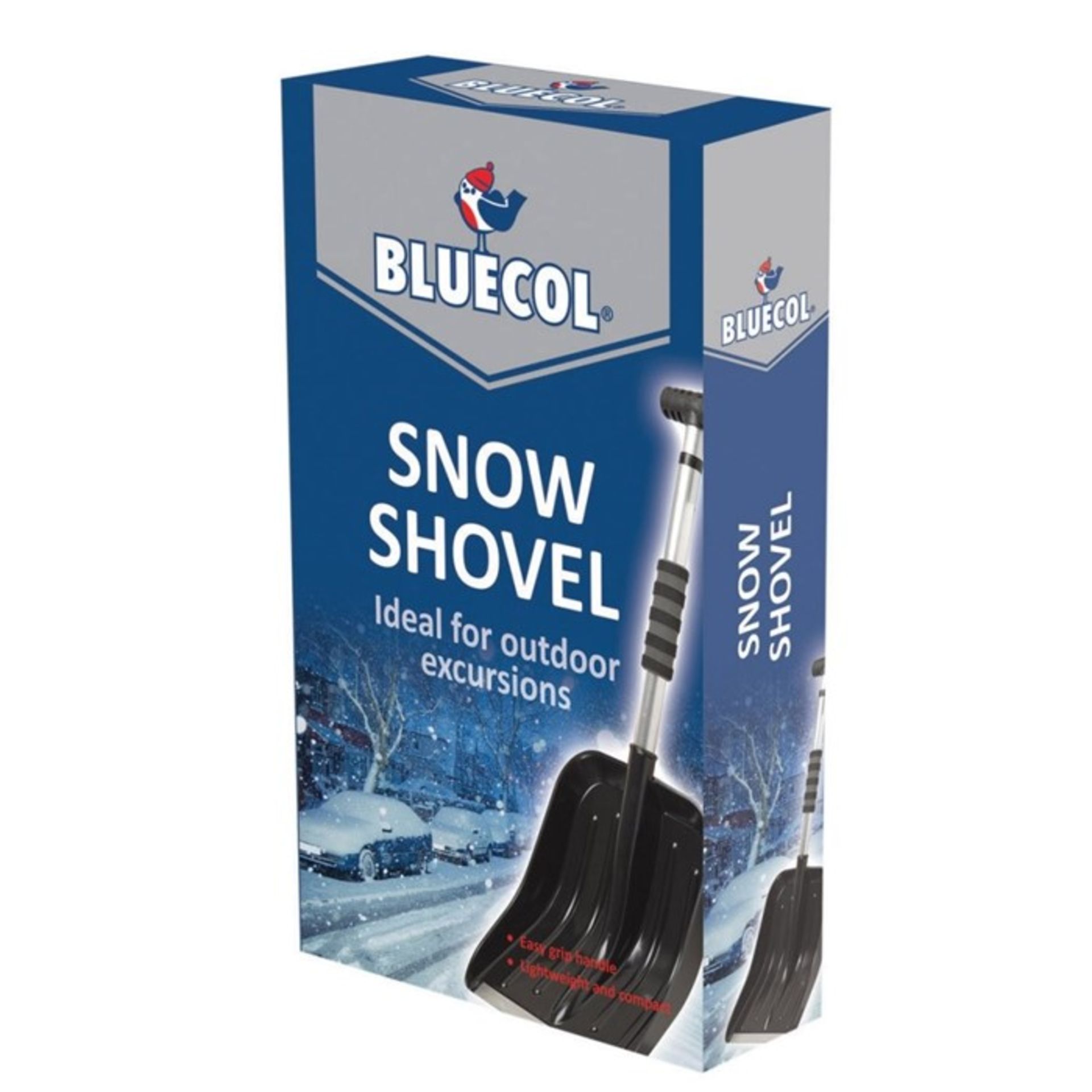 1 LOT TO CONTAIN 6 BLUE COL EXTENDABLE SNOW SHOVELS, BES000 / P/N 129 / RRP £89.94 (VIEWING HIGHLY